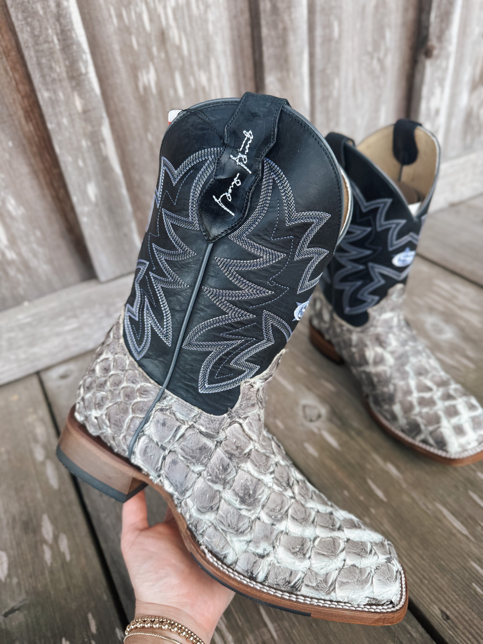 Men's Justin Ocean View 11" Pirarucu Boots