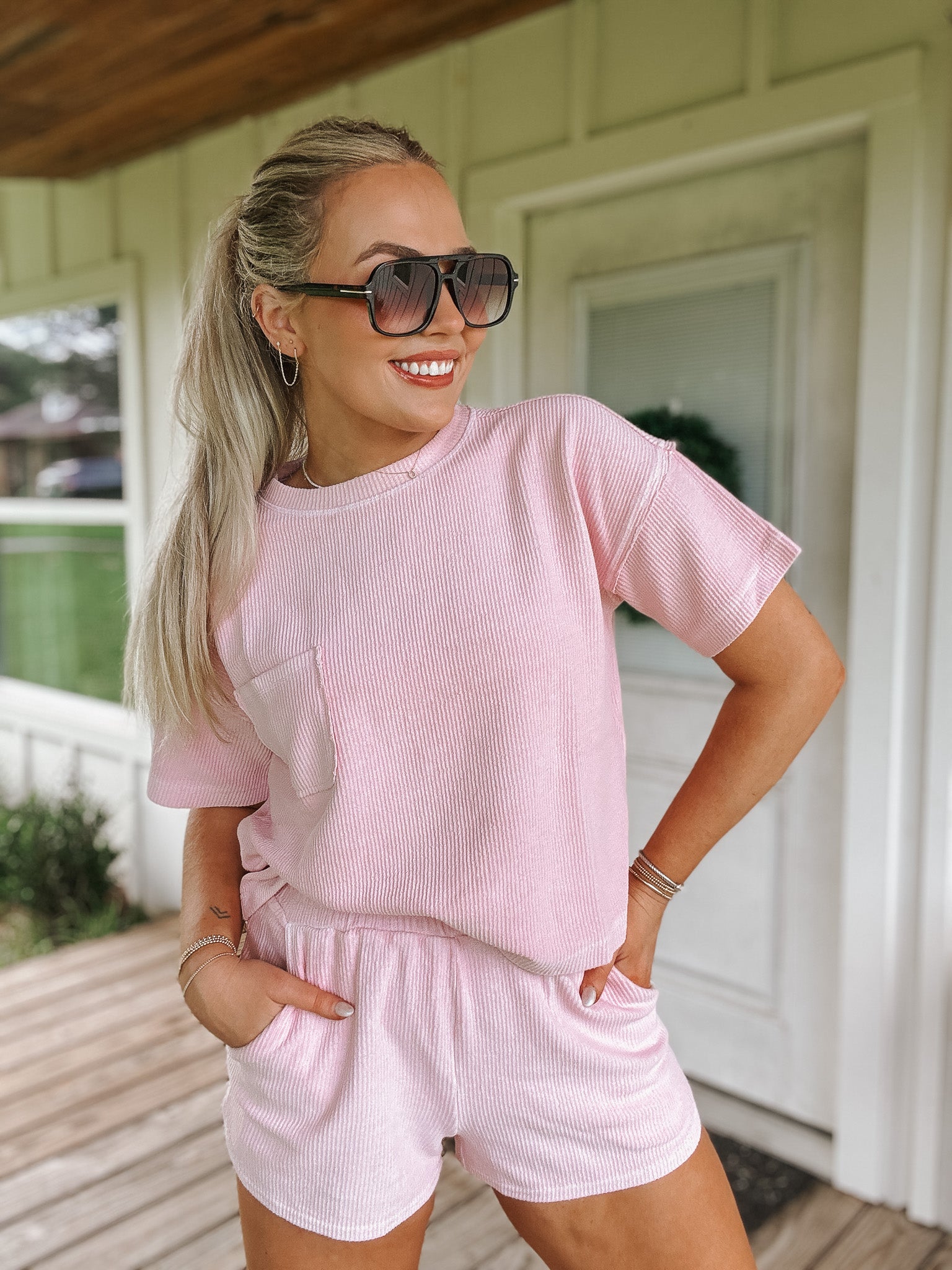 Seaside Summer Ribbed Set