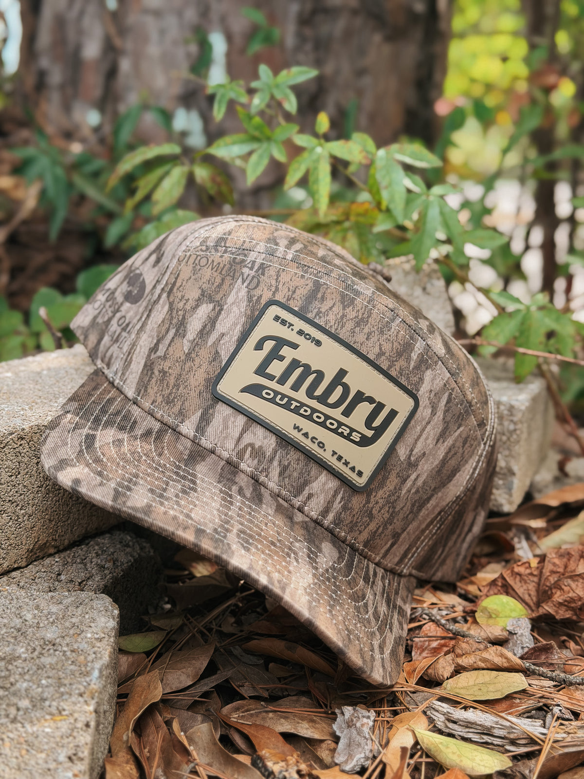 Embry Outdoors | 6 Panel Hat - Mossy Oak New Bottomland