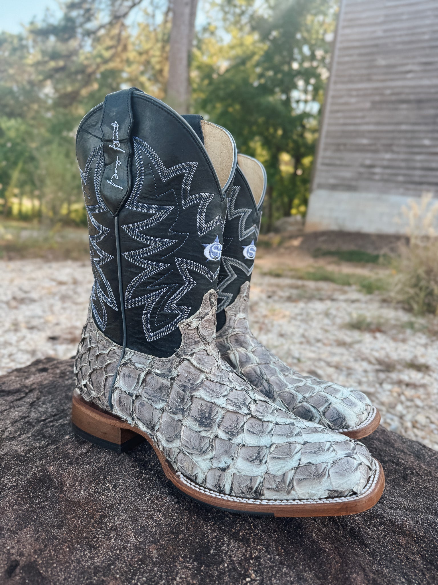 Men's Justin Ocean View 11" Pirarucu Boots