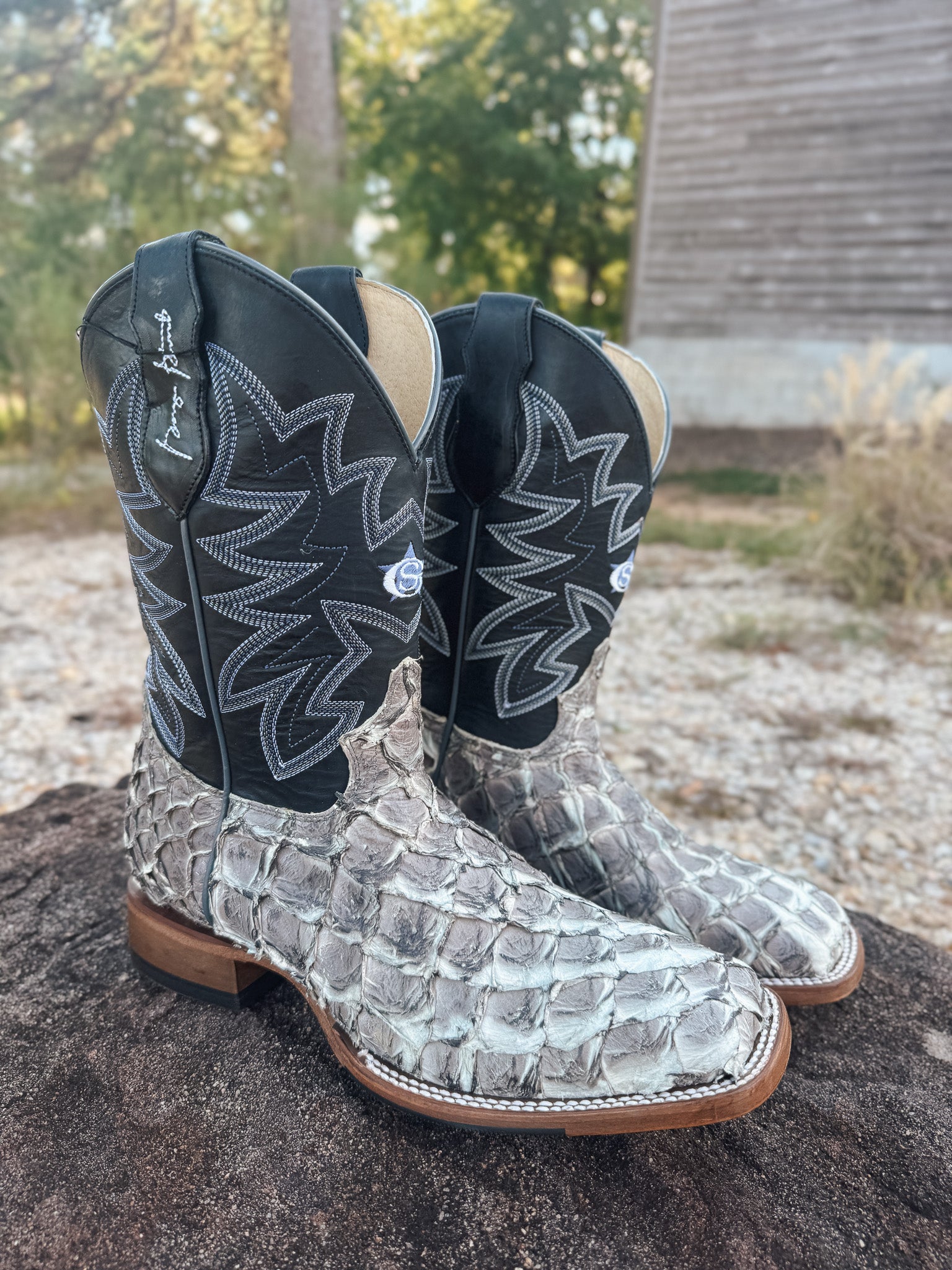 Men's Justin Ocean View 11" Pirarucu Boots