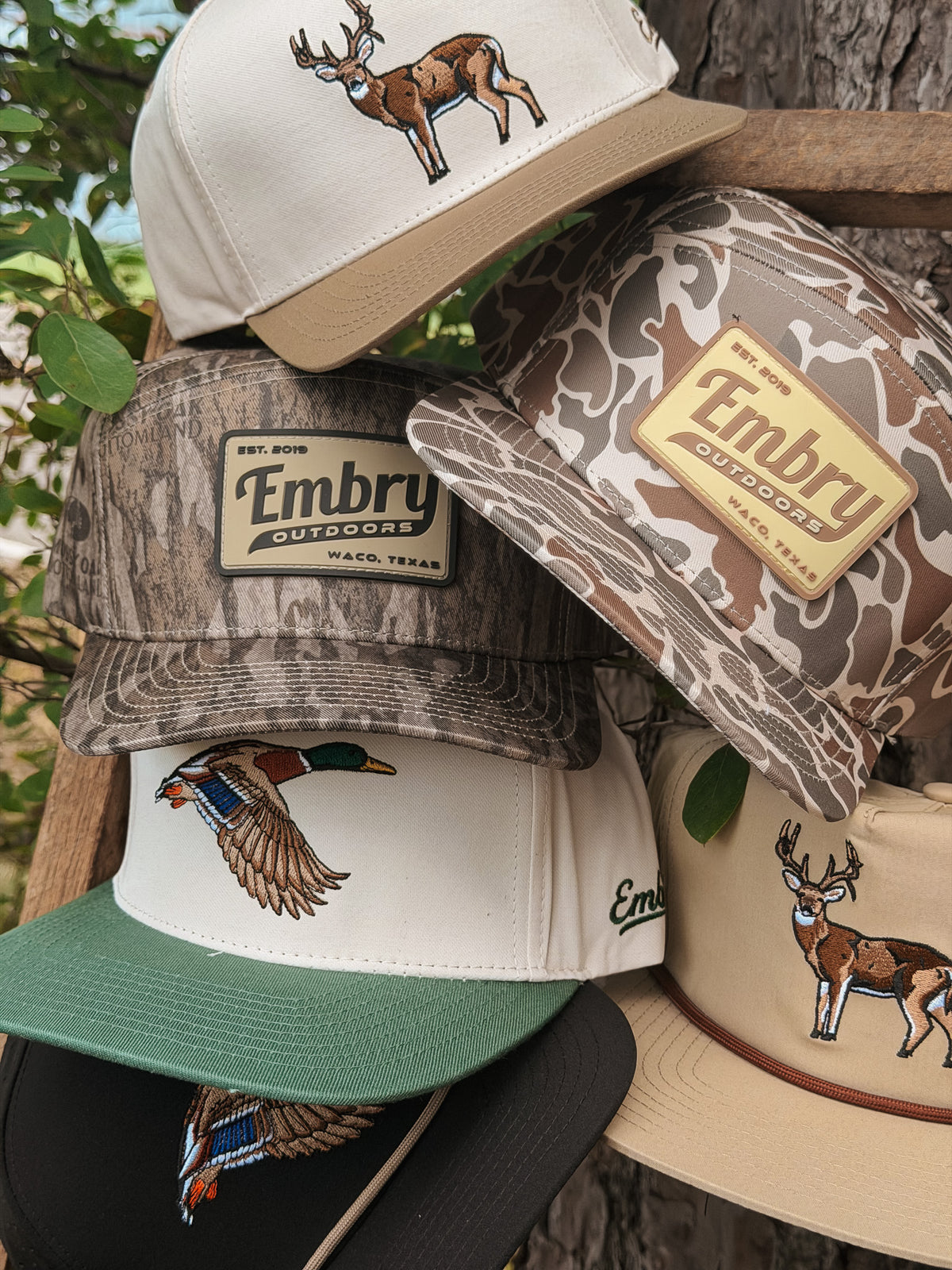 Embry Outdoors | 6 Panel Hat - Mossy Oak New Bottomland