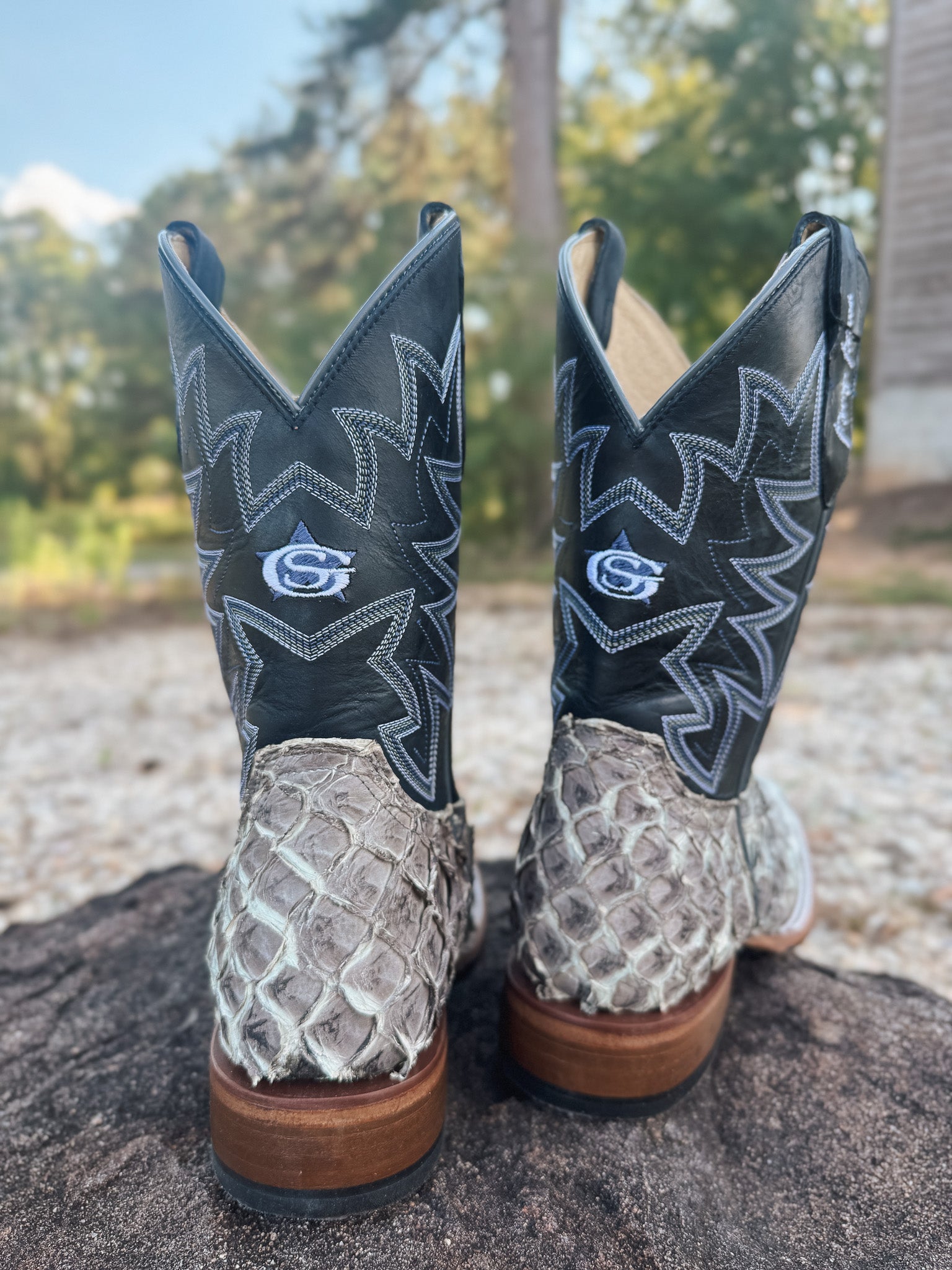 Men's Justin Ocean View 11" Pirarucu Boots