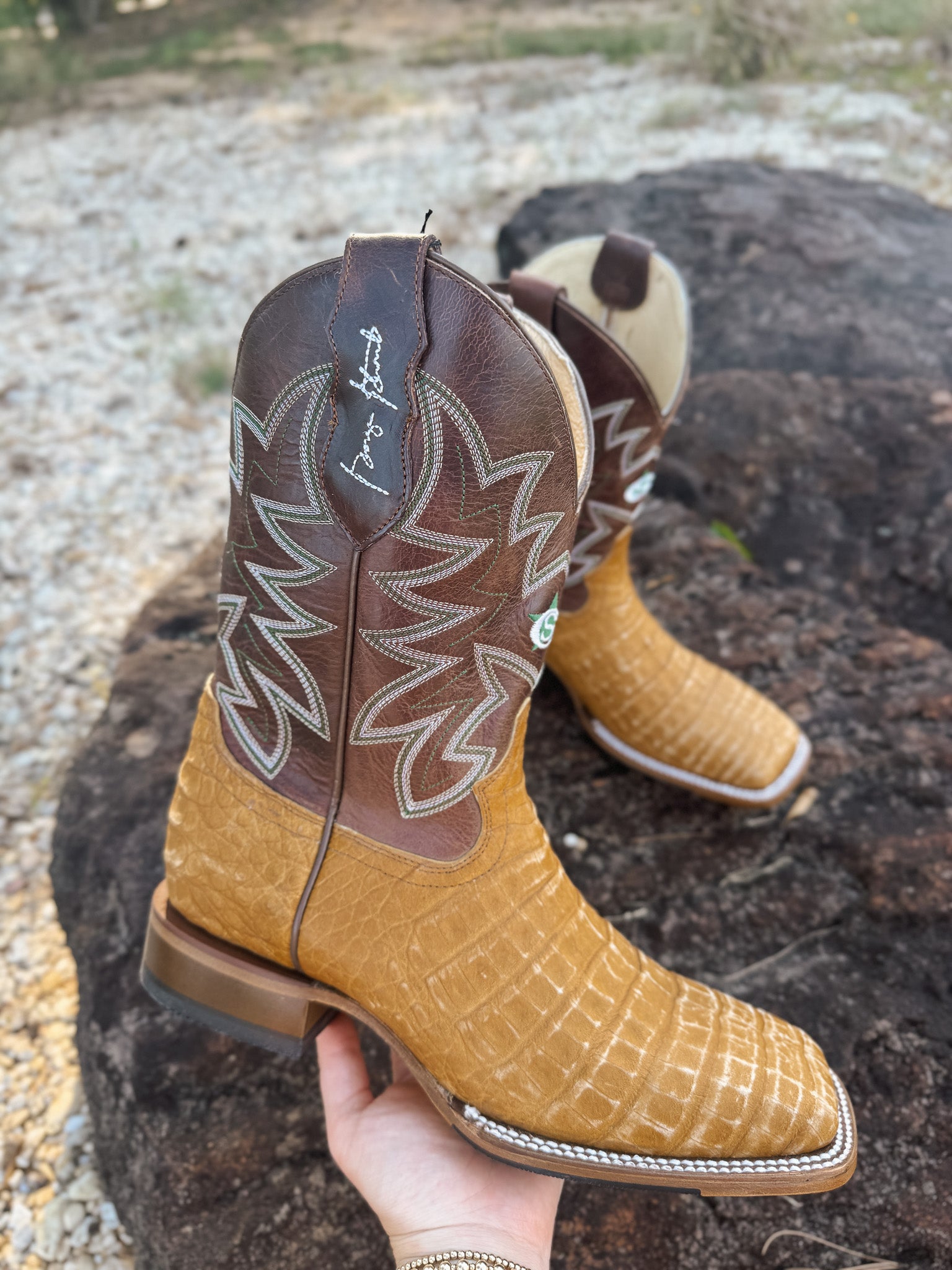 Men's Justin San Antone 11" Caiman Boots