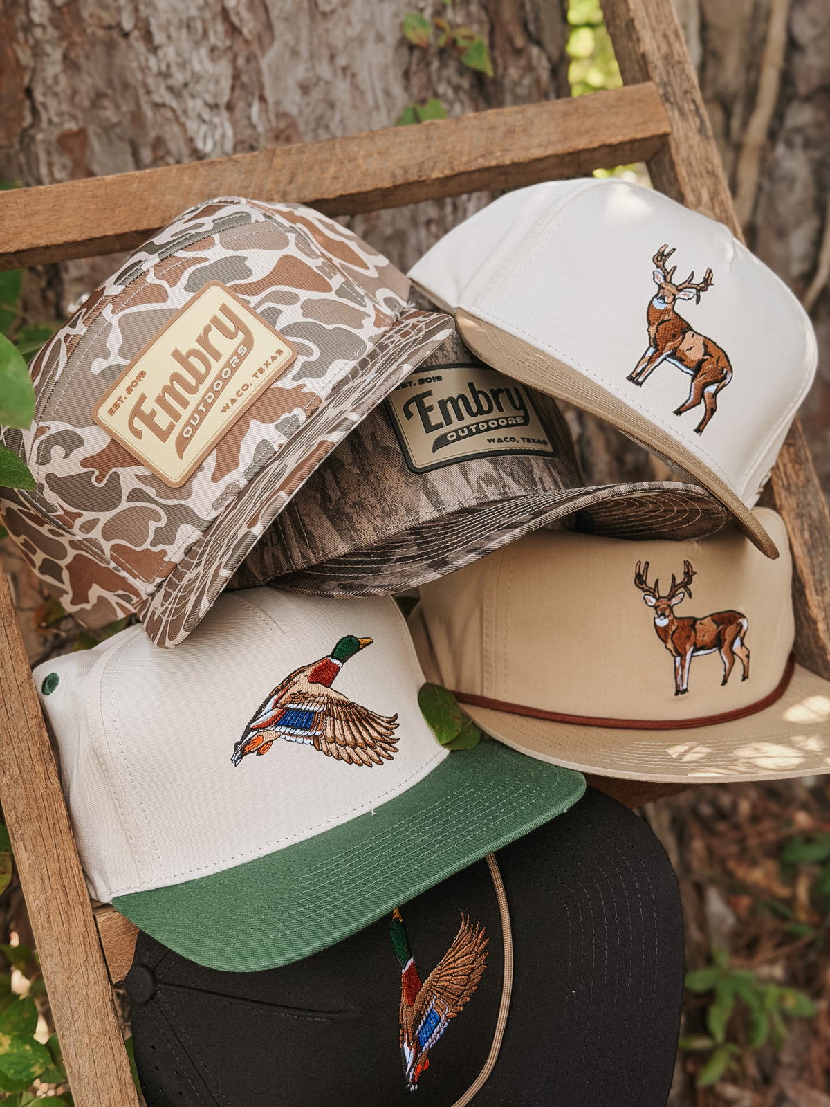 Embry Outdoors | Mallard Hat - Cream/Green