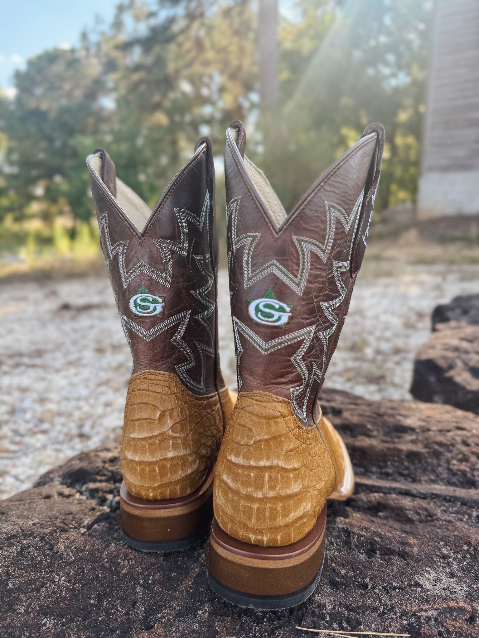 Men's Justin San Antone 11" Caiman Boots