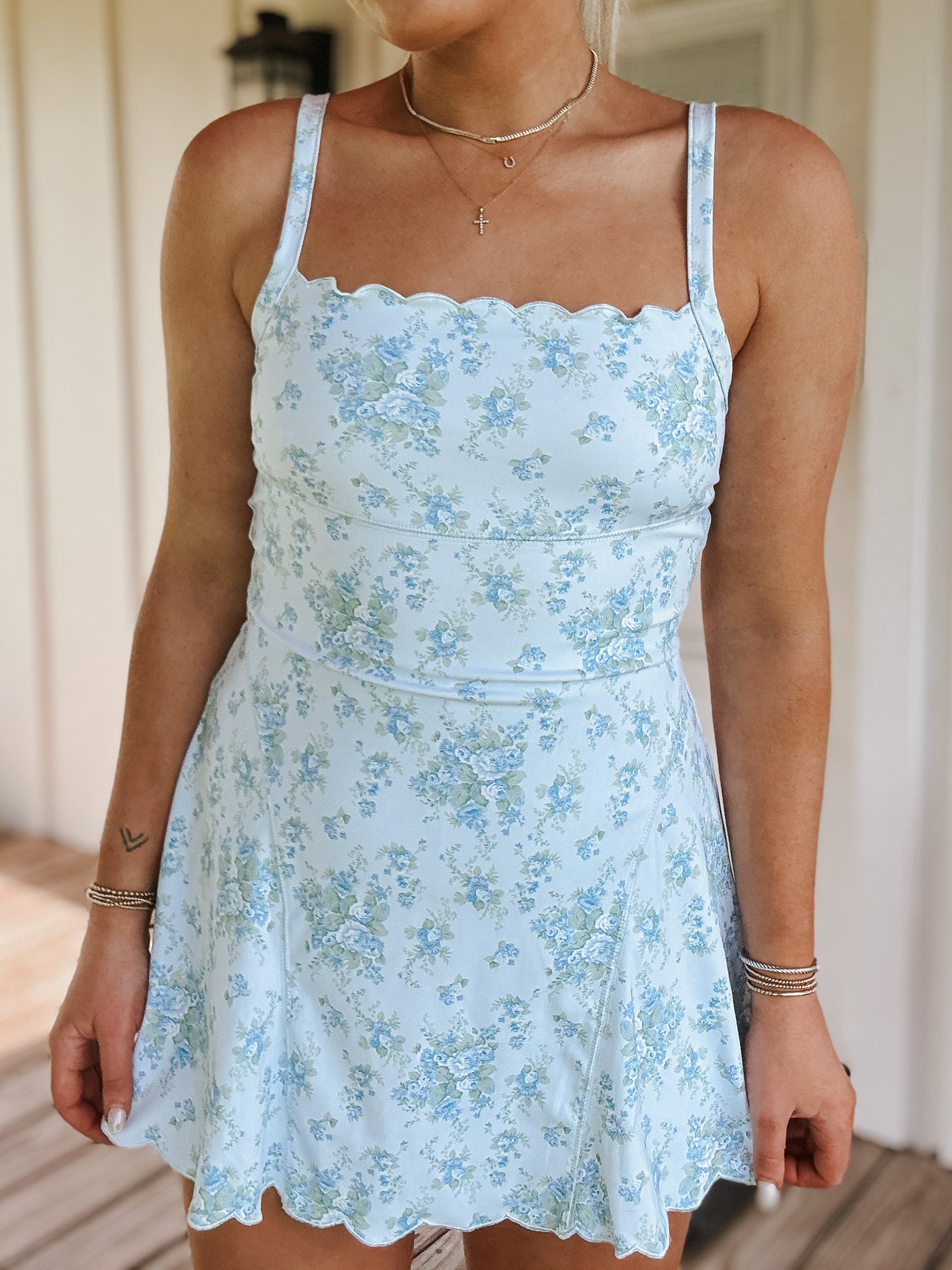 Casual Garden Floral Athletic Dress