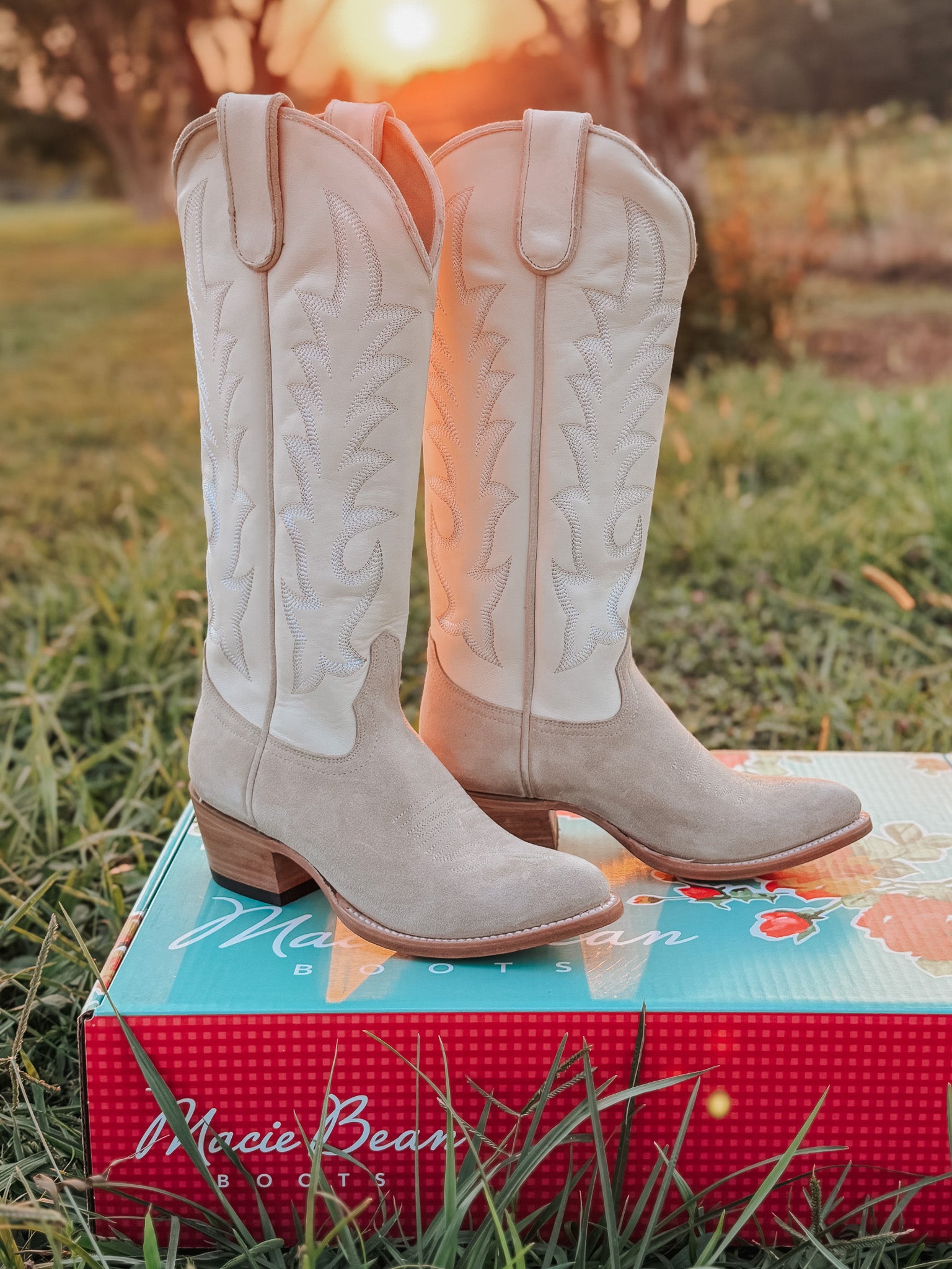 Women's Macie Bean Pearl Snap Queen Suede Boots