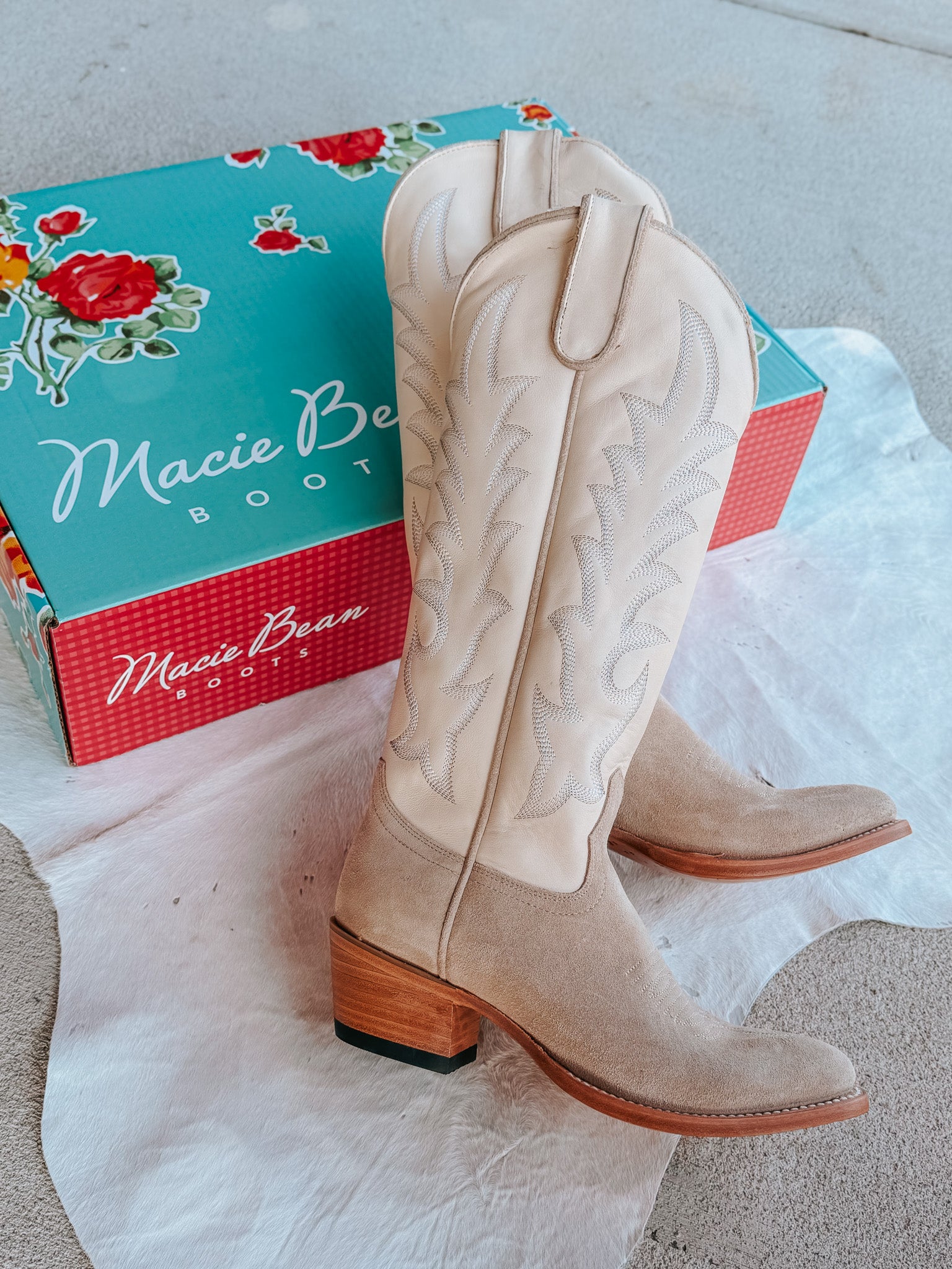 Women's Macie Bean Pearl Snap Queen Suede Boots