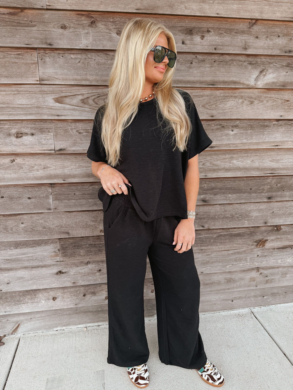Casual Ease Set in Black