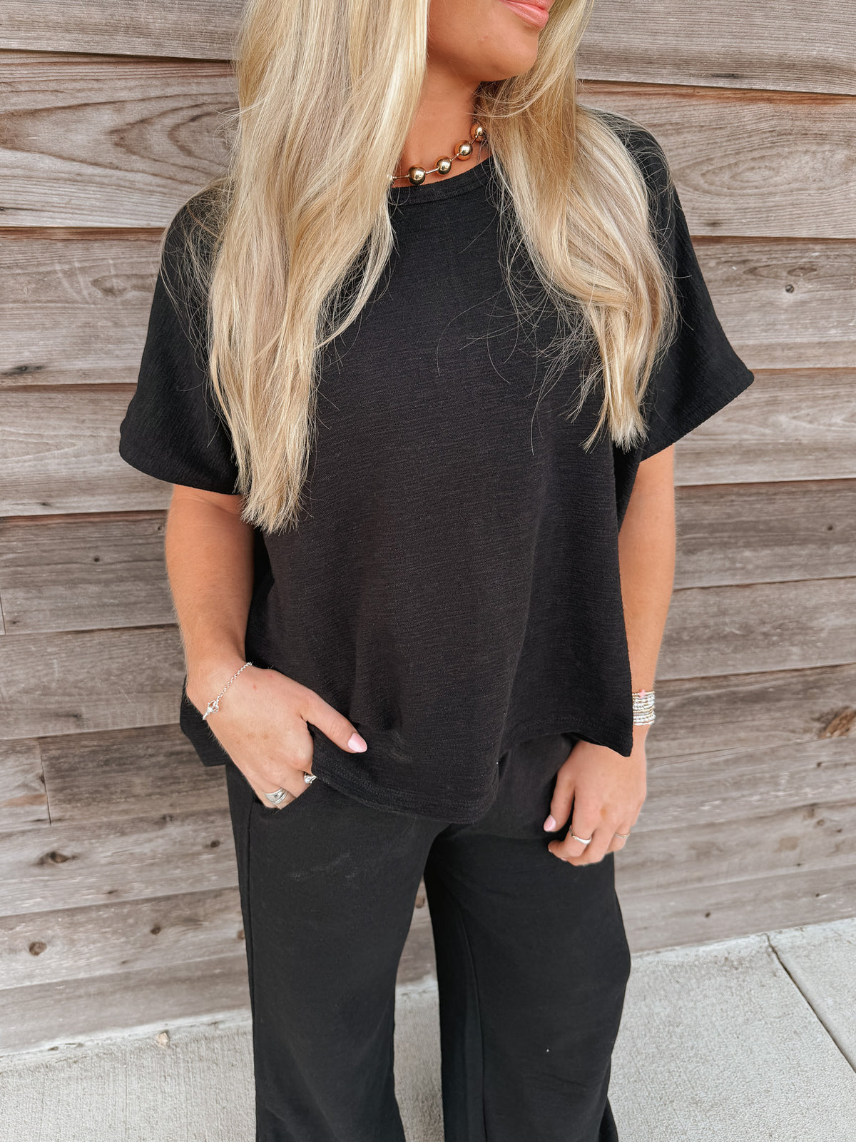 Casual Ease Set in Black