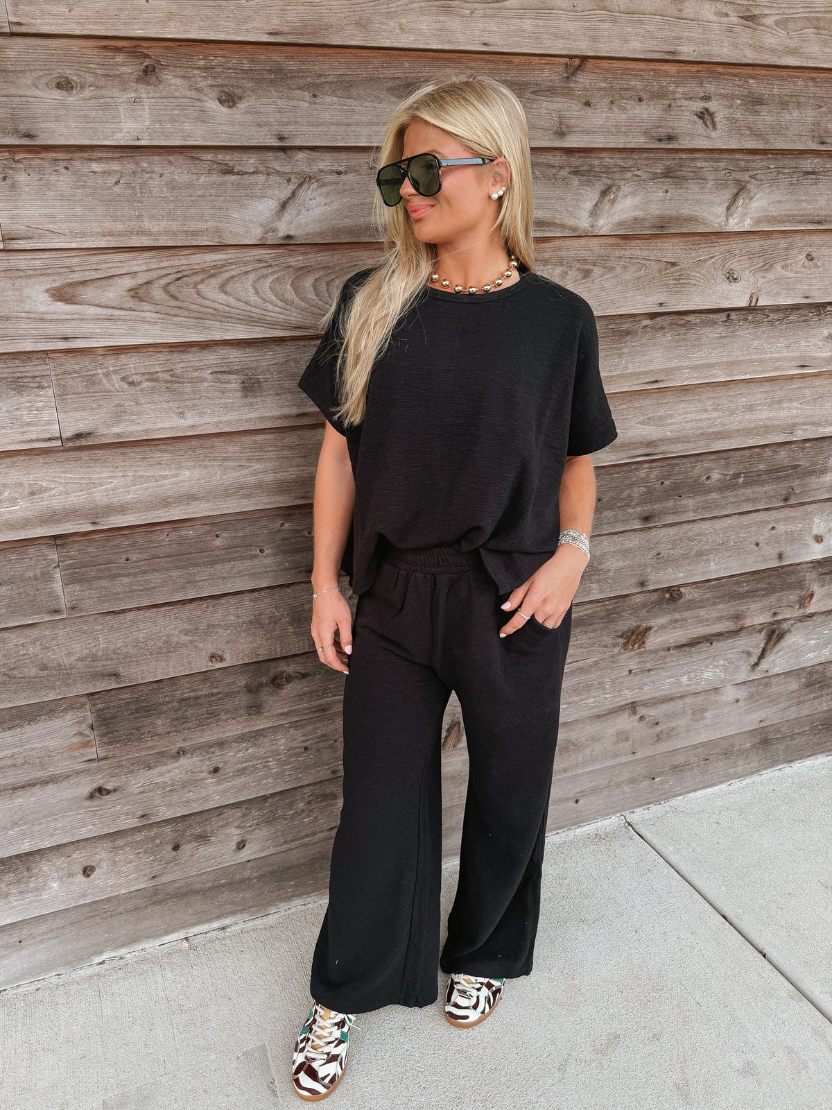 Casual Ease Set in Black