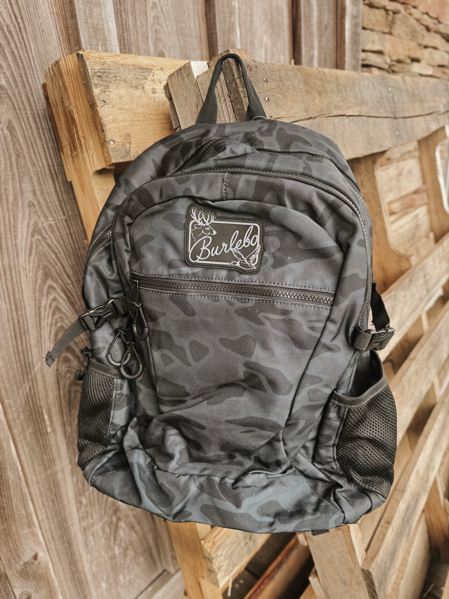 Burlebo Backpack - Black Camo