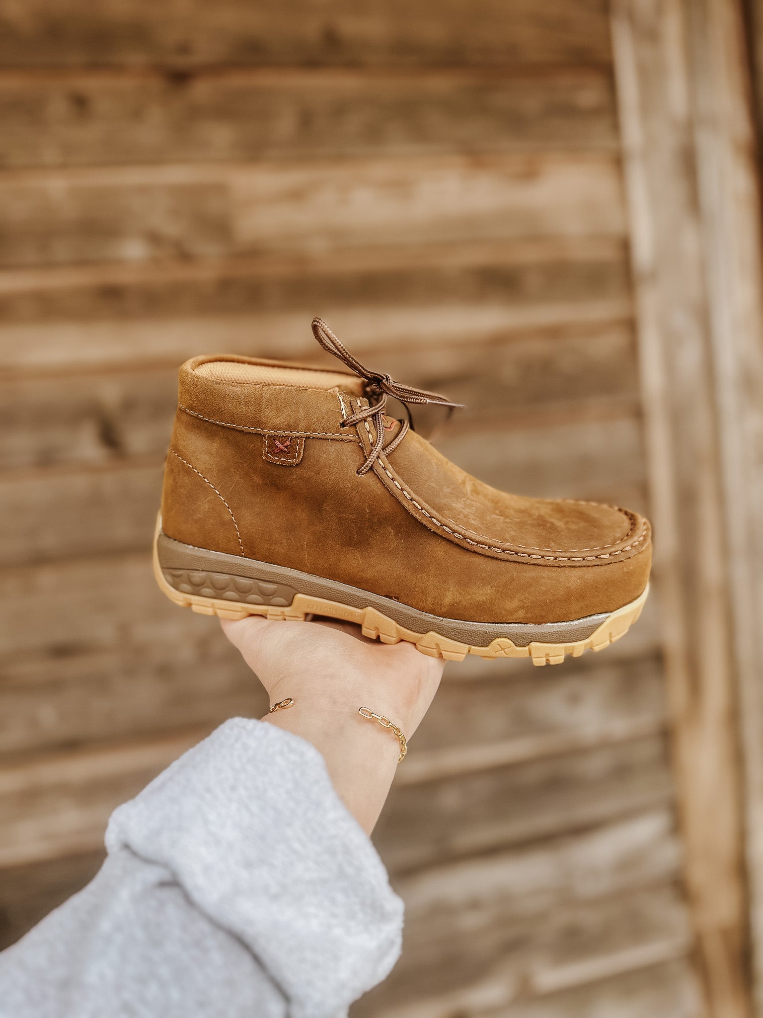 ウツボ WOMEN'S TWISTED X COMPOSITE TOE WORK CHUKKA DRIVING MOC – Boot Country