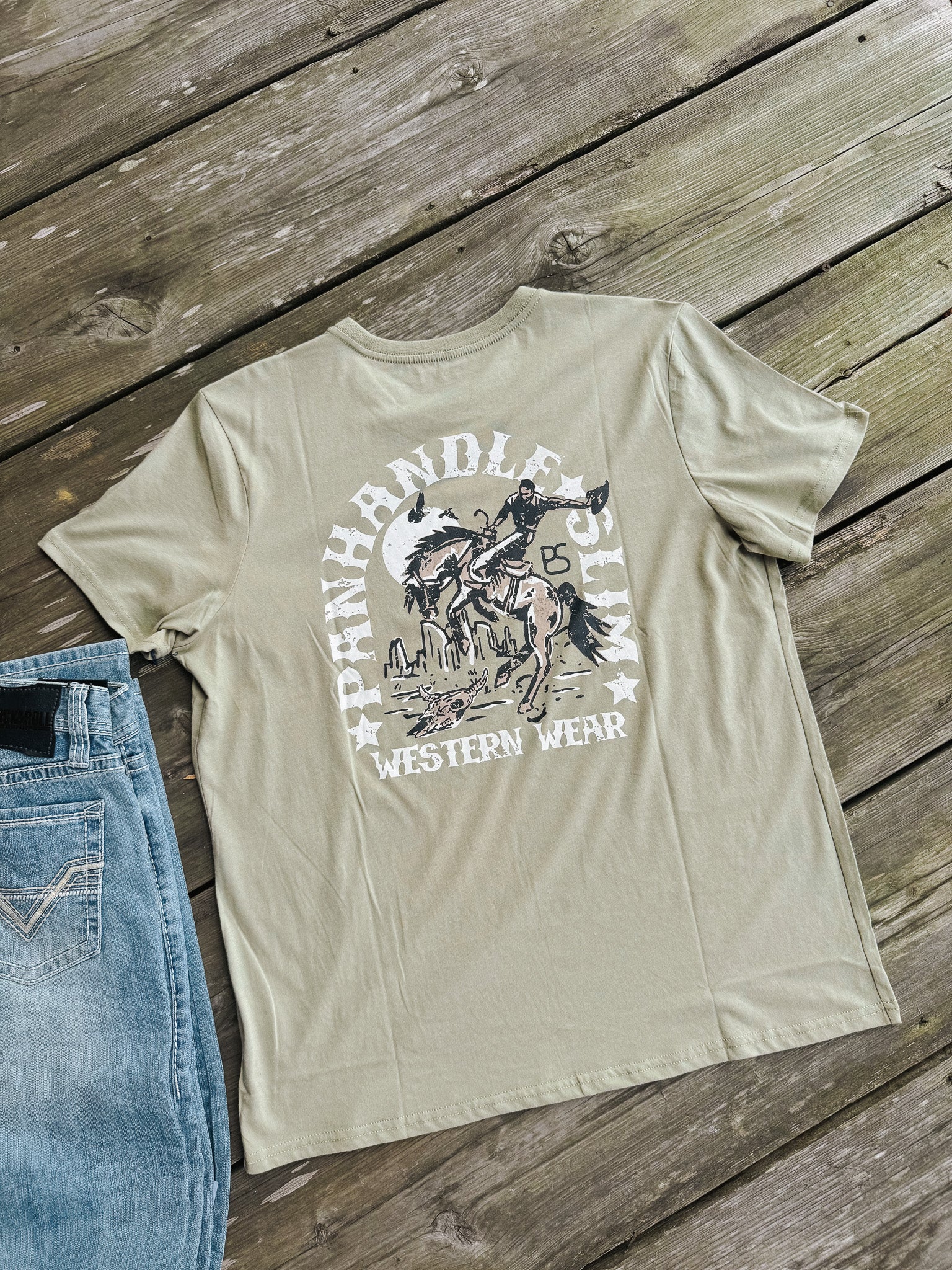 Men's Panhandle Slim Buckin' Bronco T-Shirt
