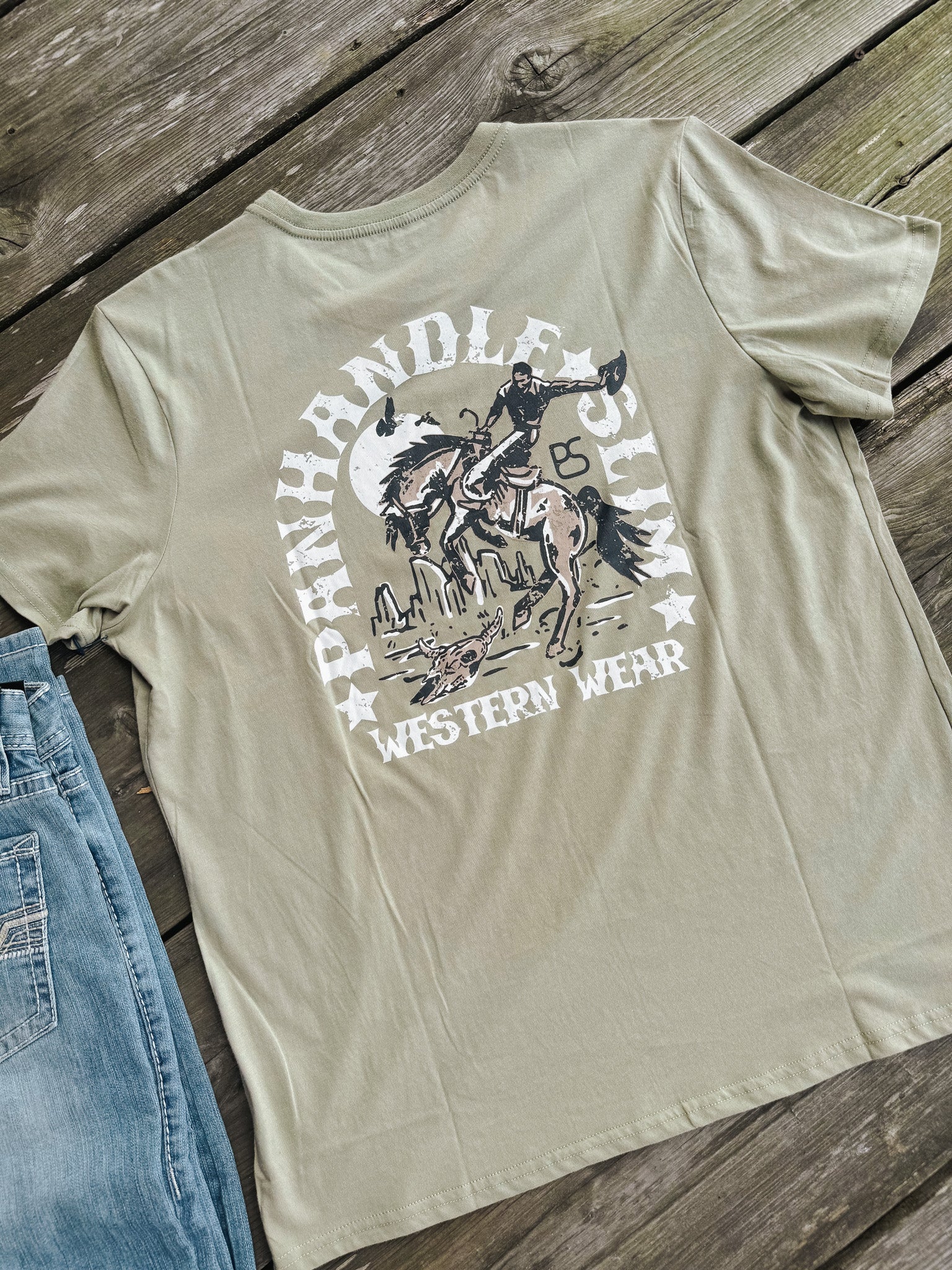 Men's Panhandle Slim Buckin' Bronco T-Shirt