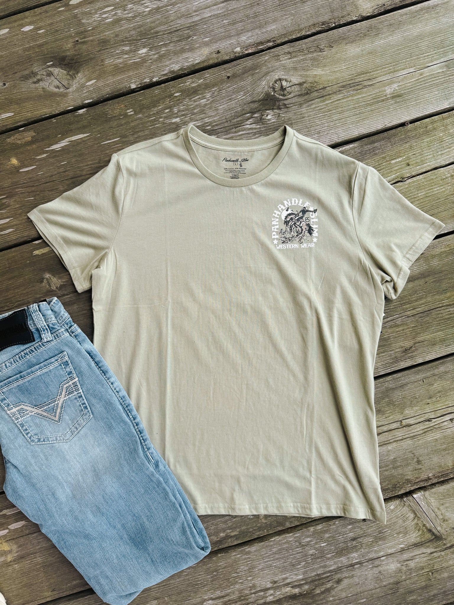 Men's Panhandle Slim Buckin' Bronco T-Shirt