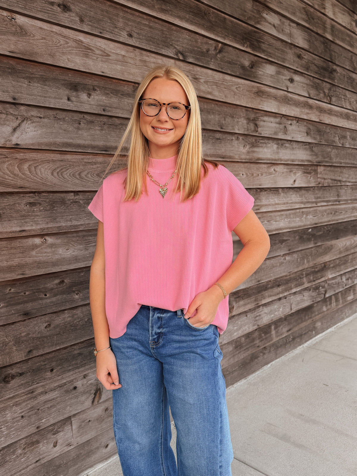 Cool & Classic Sweater in Pink