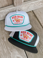 Youth Red Dirt Hat Co. Mutton Bustin' Cap in White