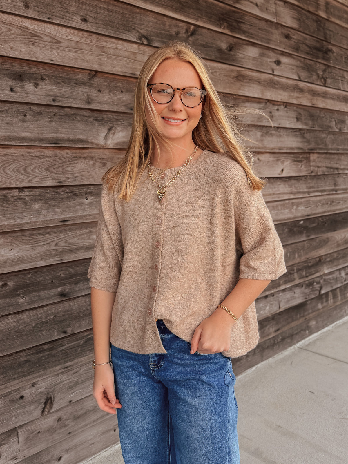 Down to Earth Mocha Cardigan