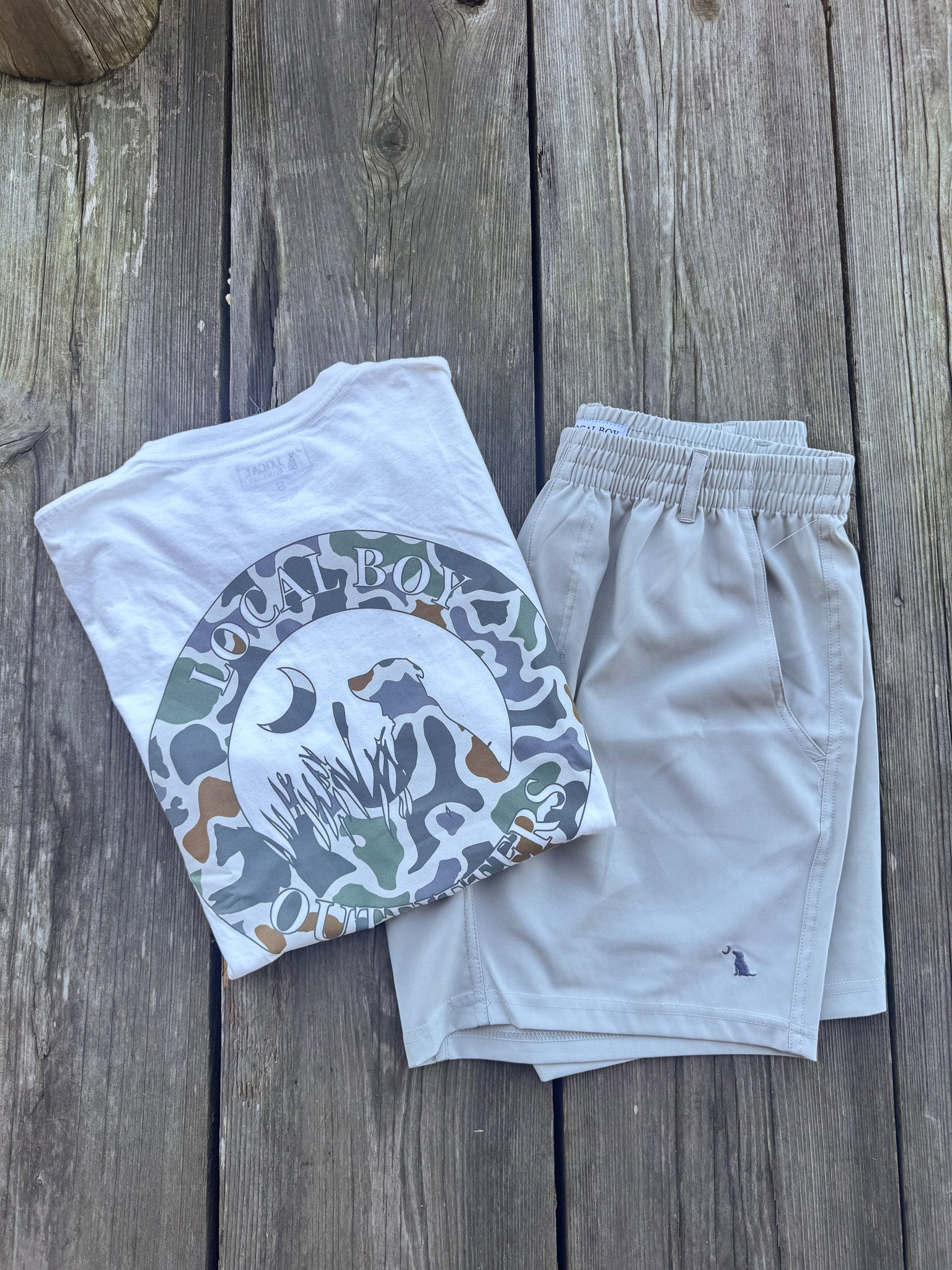 Men's Local Boy Outfitters Volley Short in Cool Grey