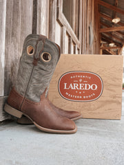 Laredo Men's Dyers Wide Square Toe Cowboy Boot