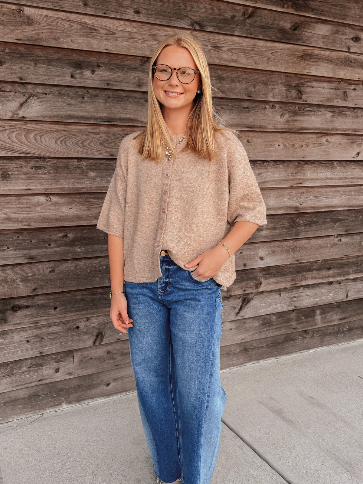 Down to Earth Mocha Cardigan