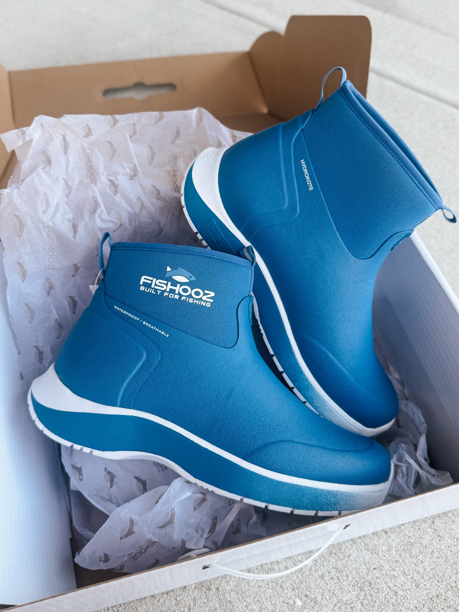 Men's Fishooz by DryShod Blue Ankle Boots