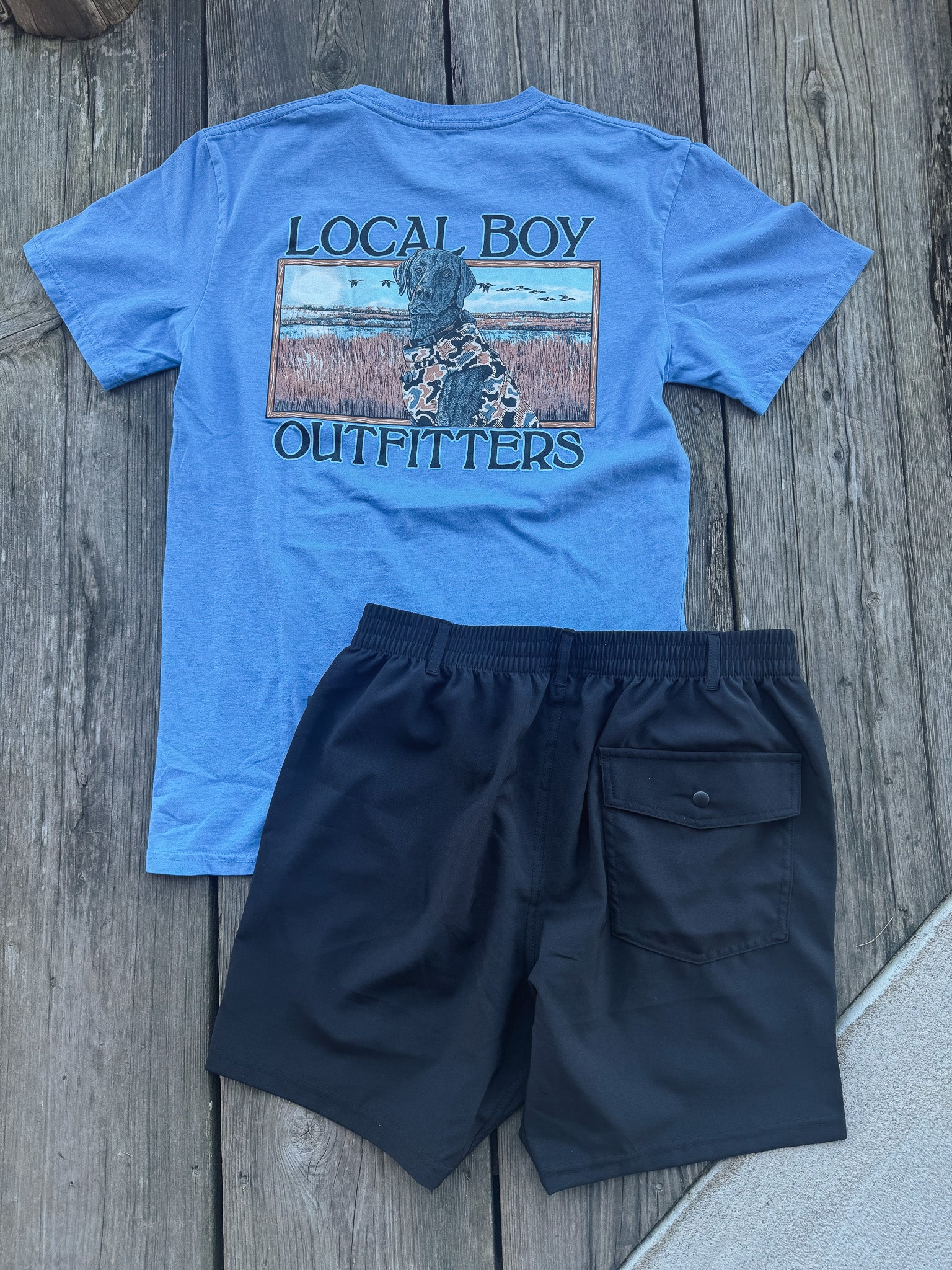 Men's Local Boy Outfitters Volley Shorts in Black