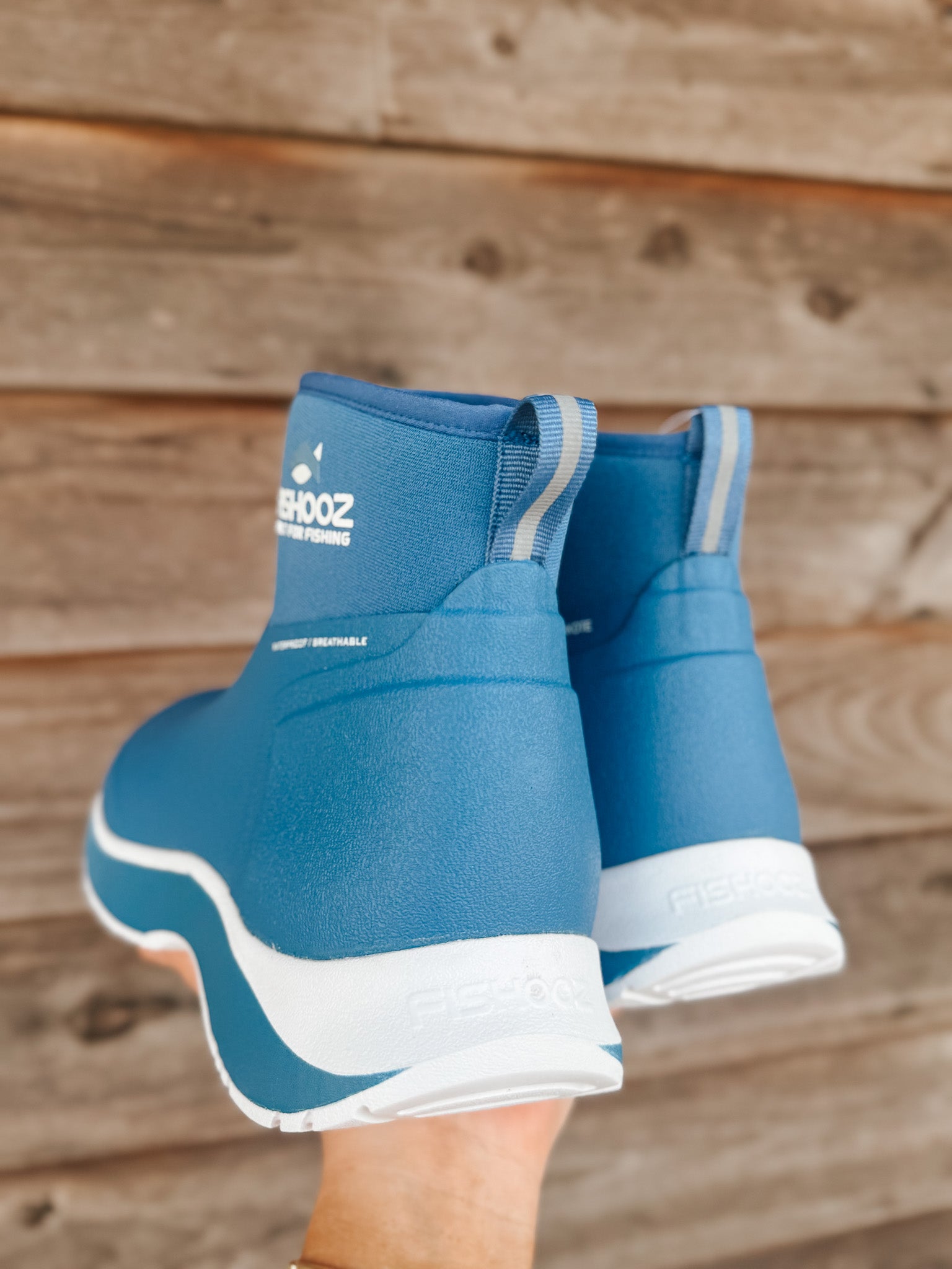 Men's Fishooz by DryShod Blue Ankle Boots