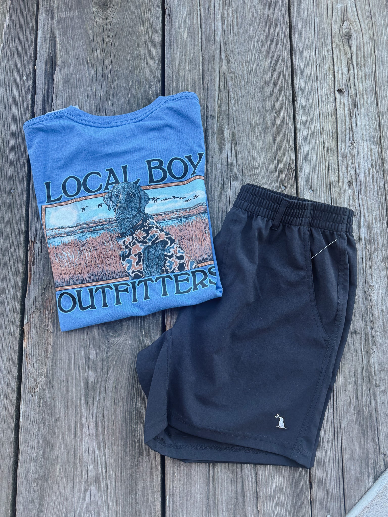 Men's Local Boy Outfitters Volley Shorts in Black