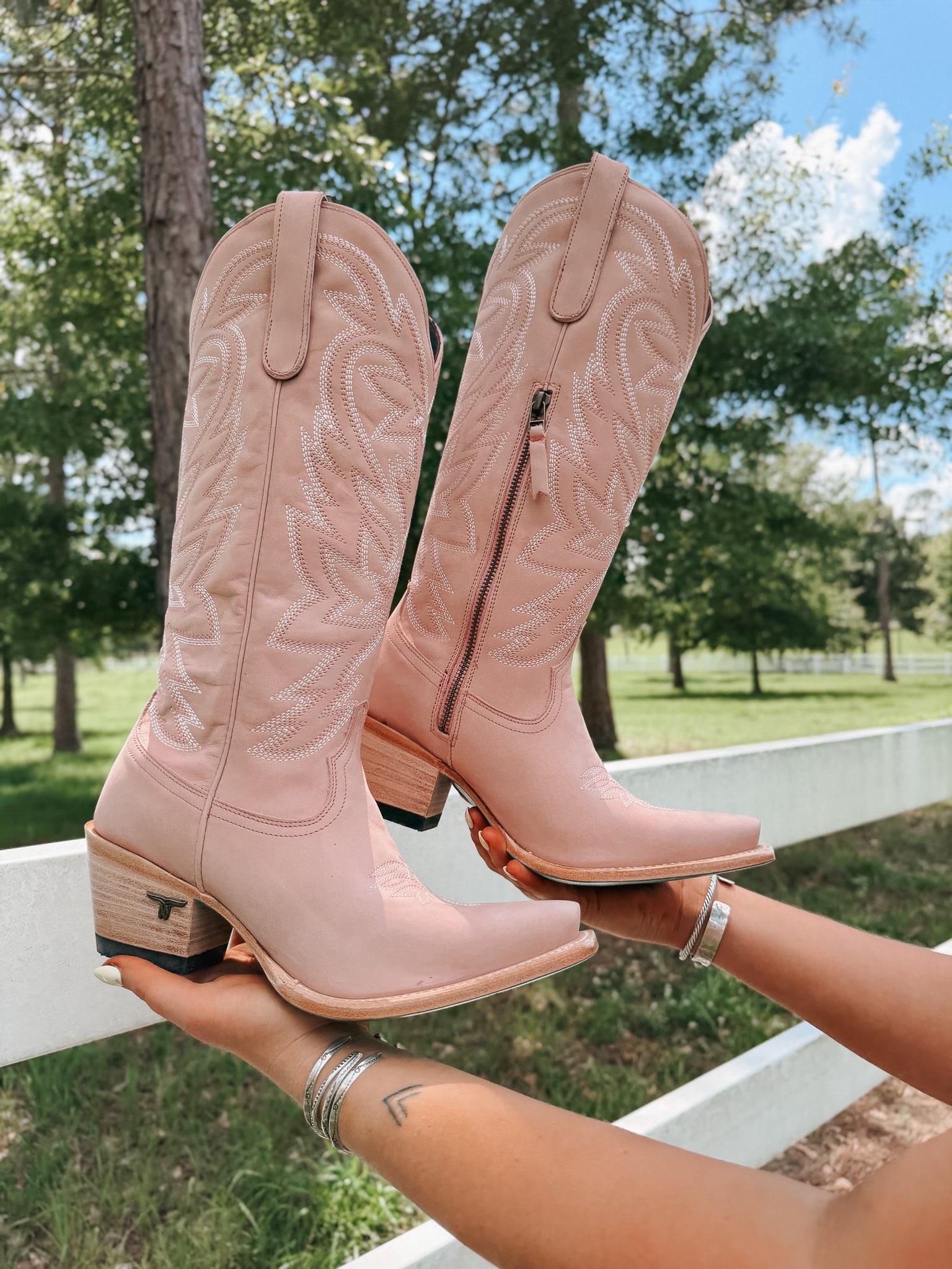 Women's Lane Smokeshow Boot in Blush
