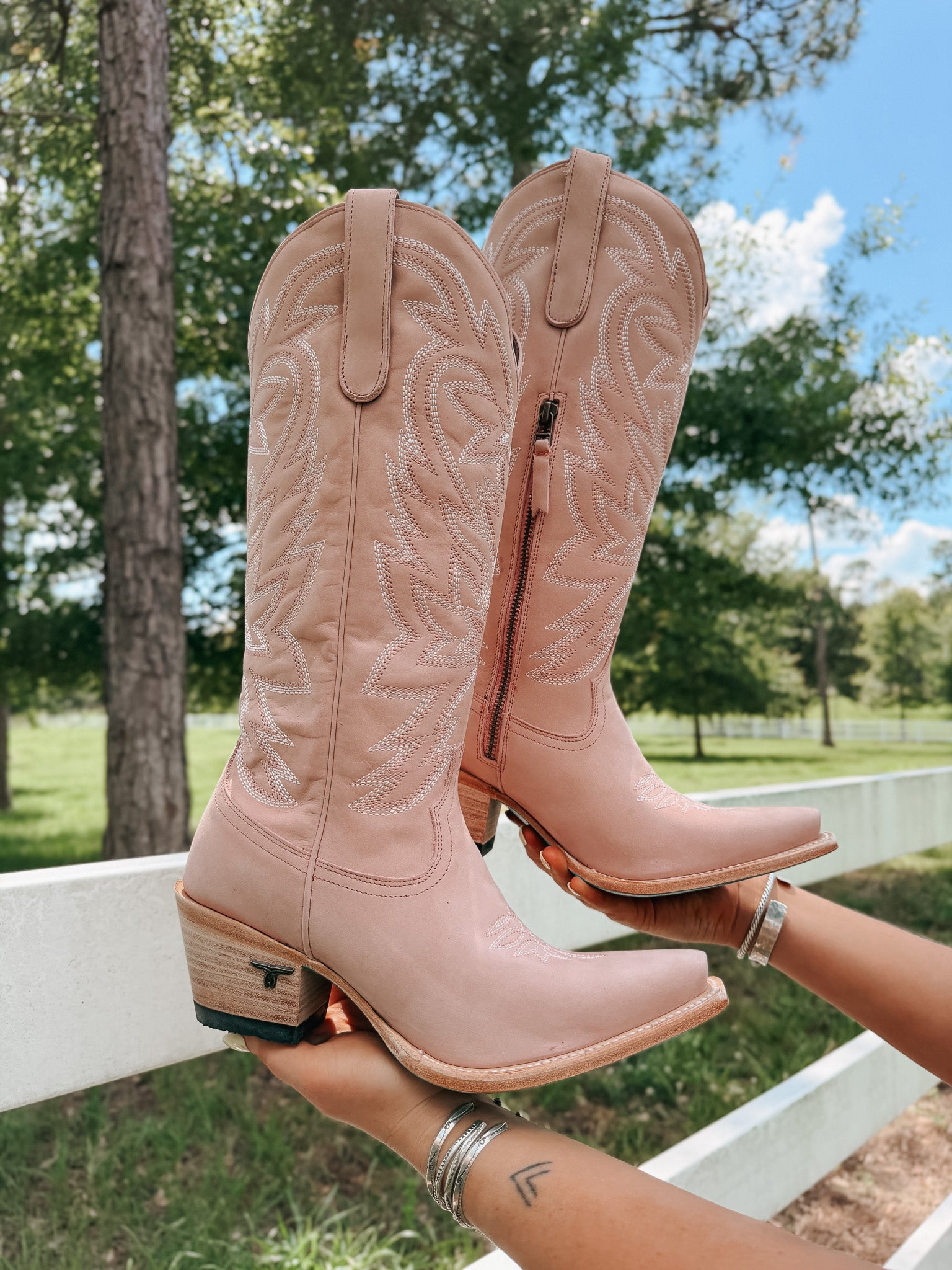 Women's Lane Smokeshow Boot in Blush