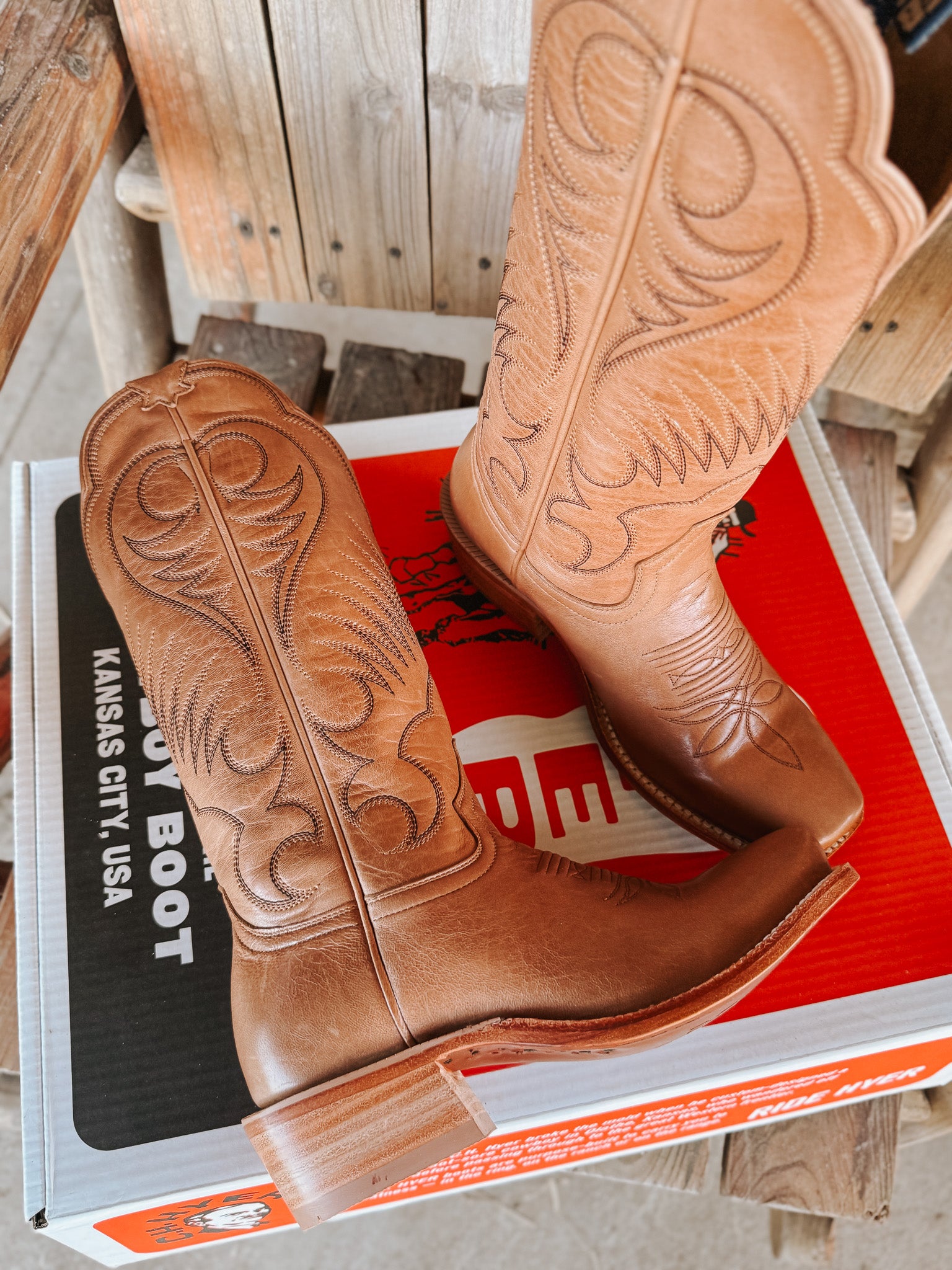 Women's Hyer Leawood Honey Mestizo Boots