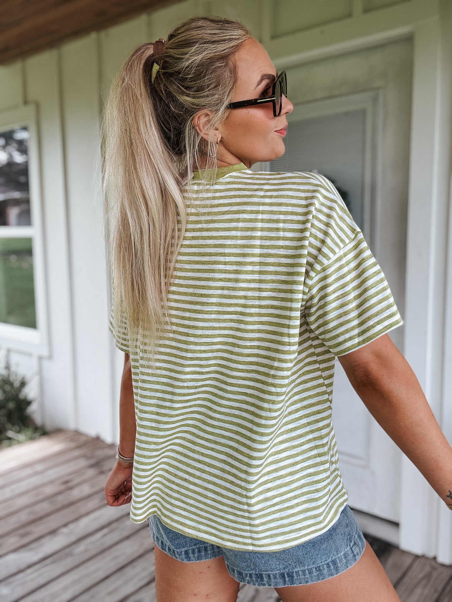 Seaside Sunday Stripe Top