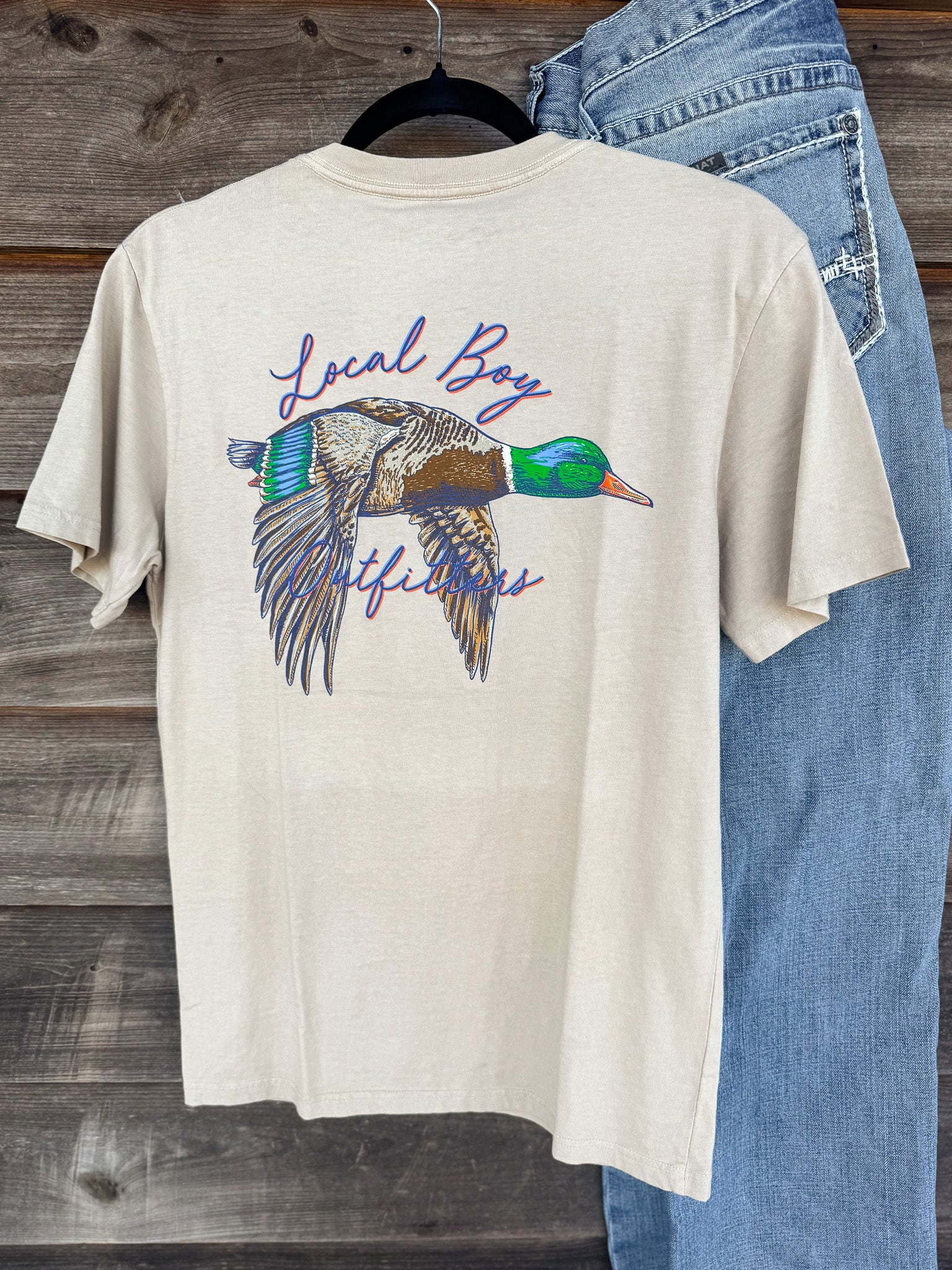 Men's Local Boy Outfitters Migrating T-Shirt in Latte