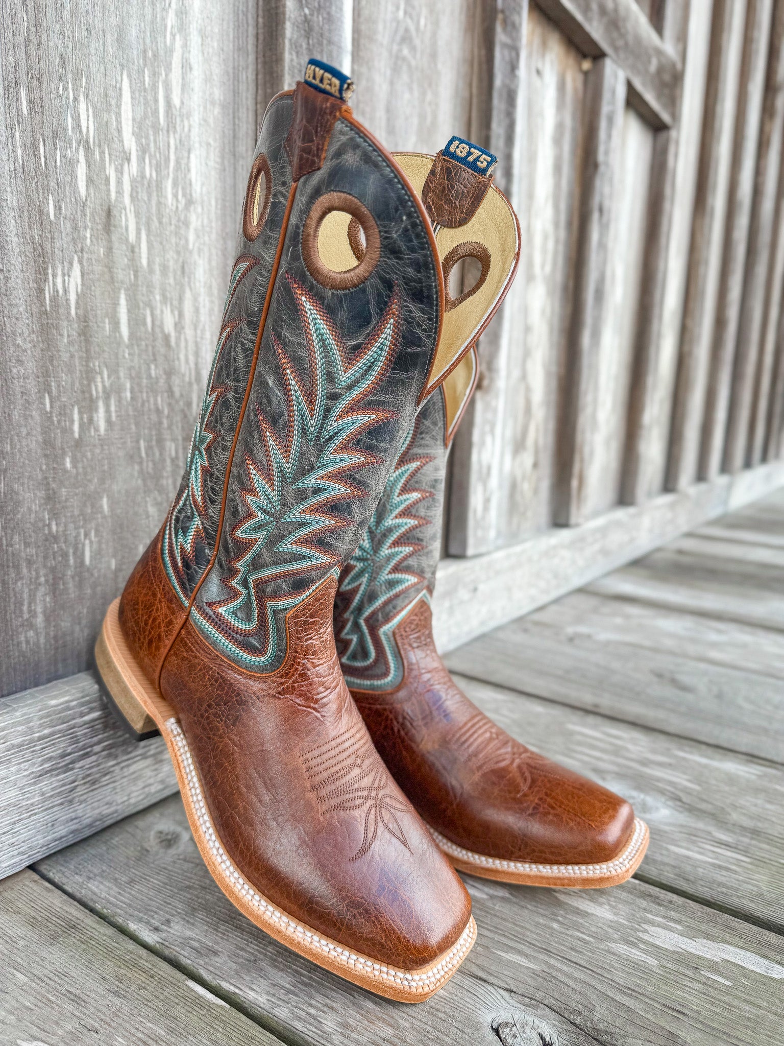 Men's Hyer Walton Slate Grey Goat Boots