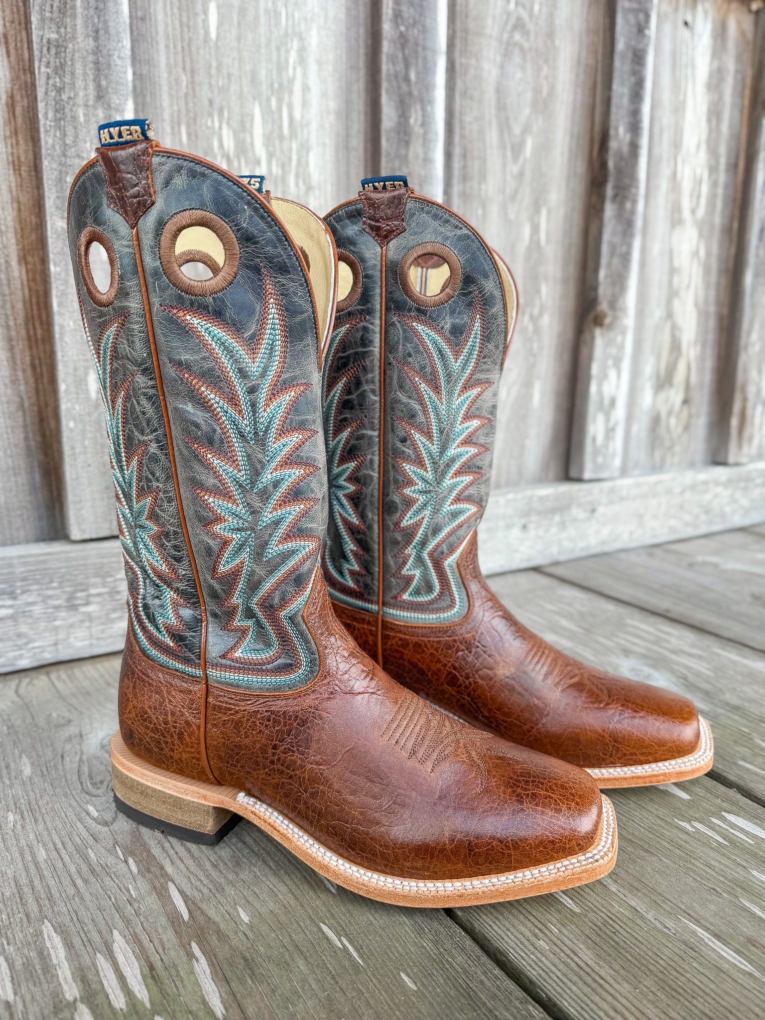 Men's Hyer Walton Slate Grey Goat Boots – Boot Country