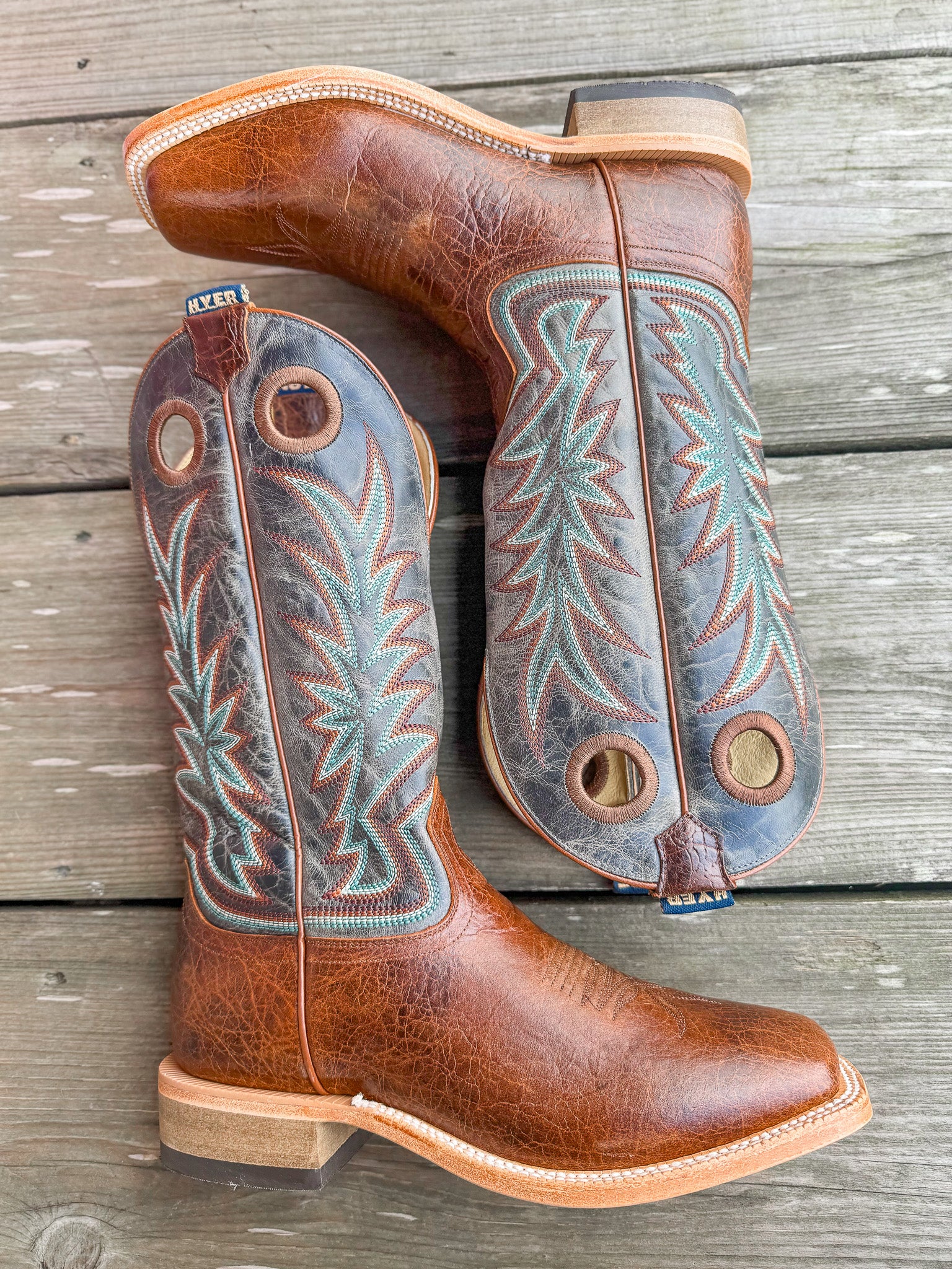 Men's Hyer Walton Slate Grey Goat Boots