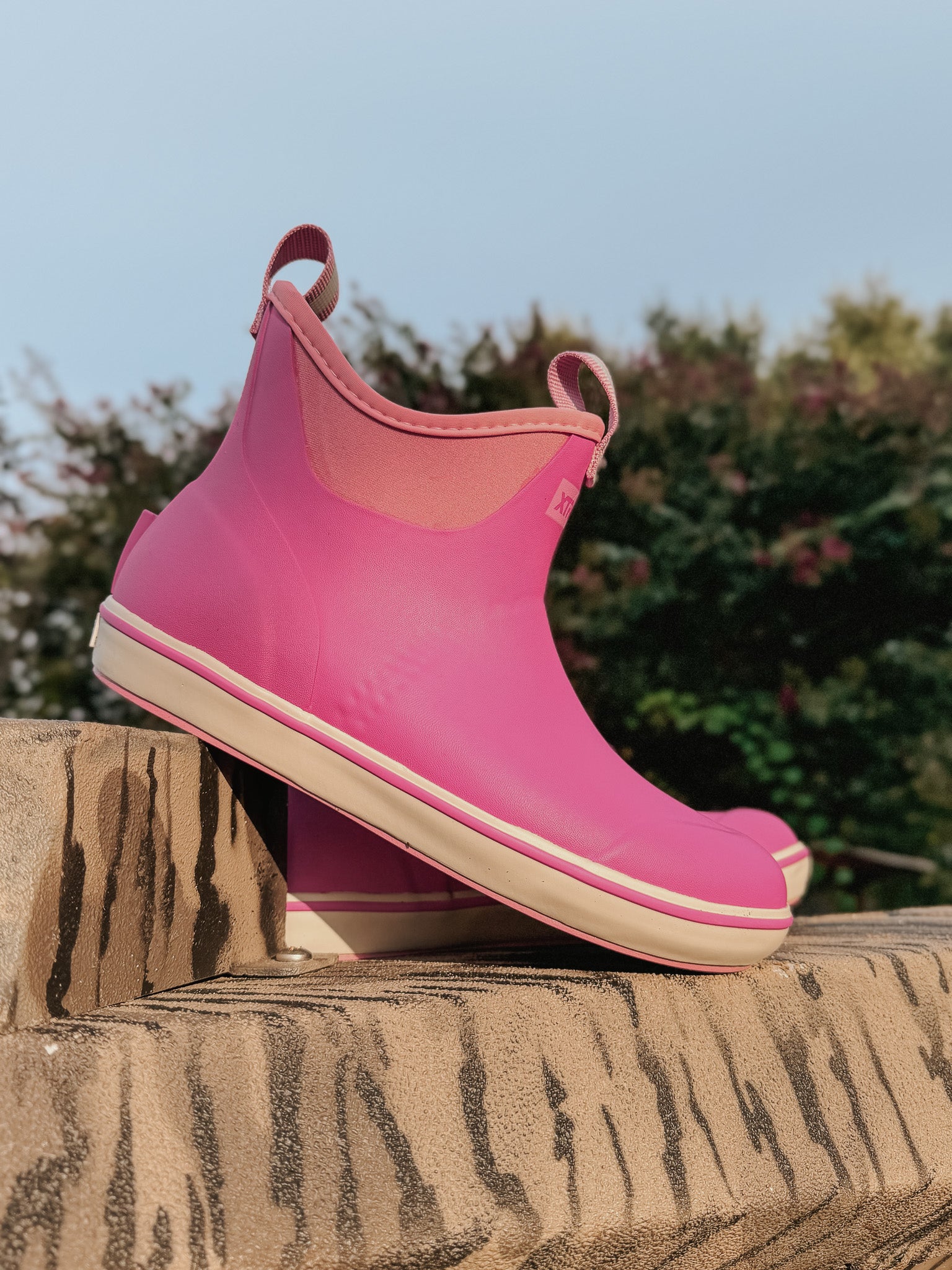 Women's Xtratuf Ankle Deck Boots in Rose Violet