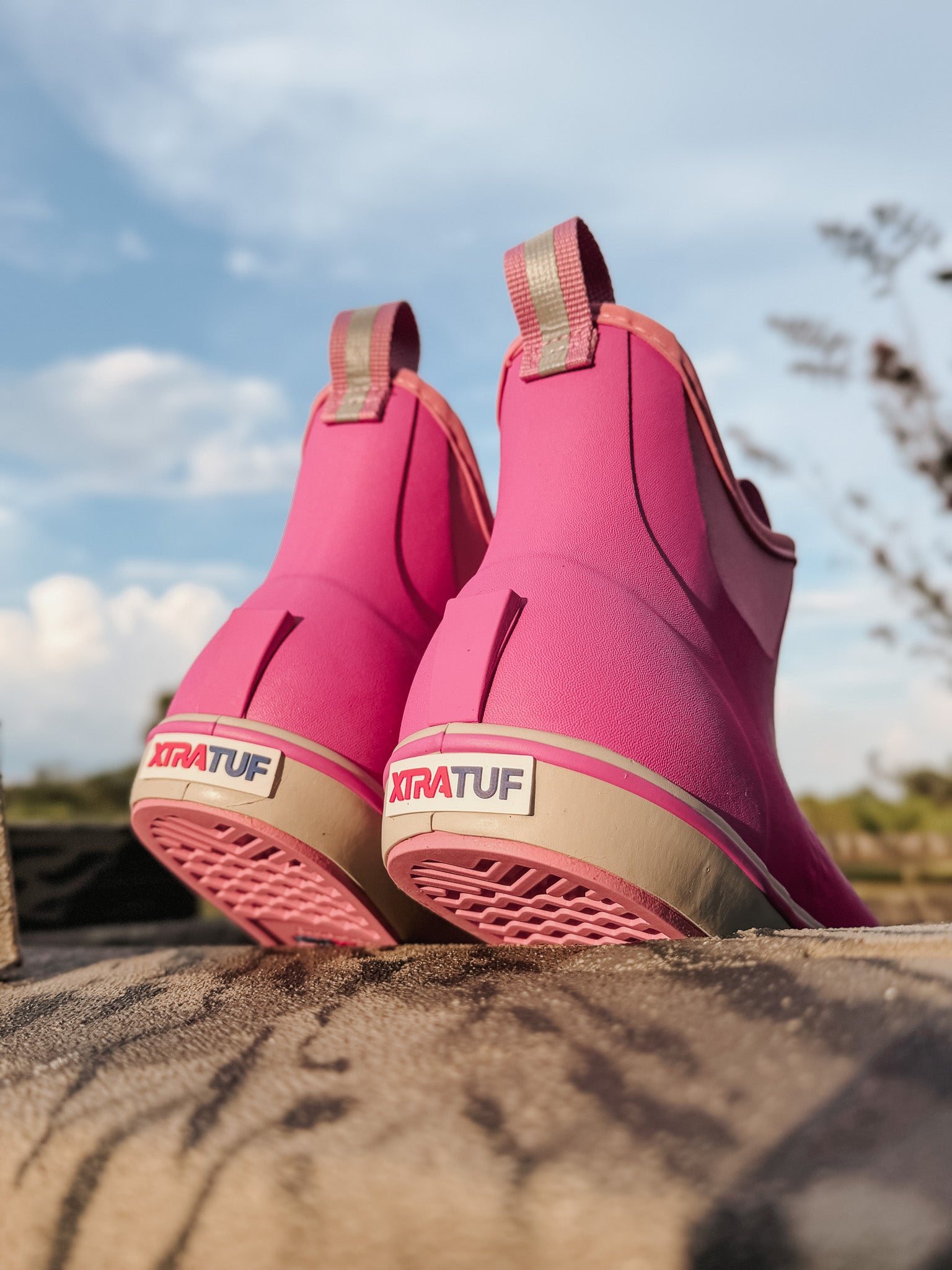 Women's Xtratuf Ankle Deck Boots in Rose Violet