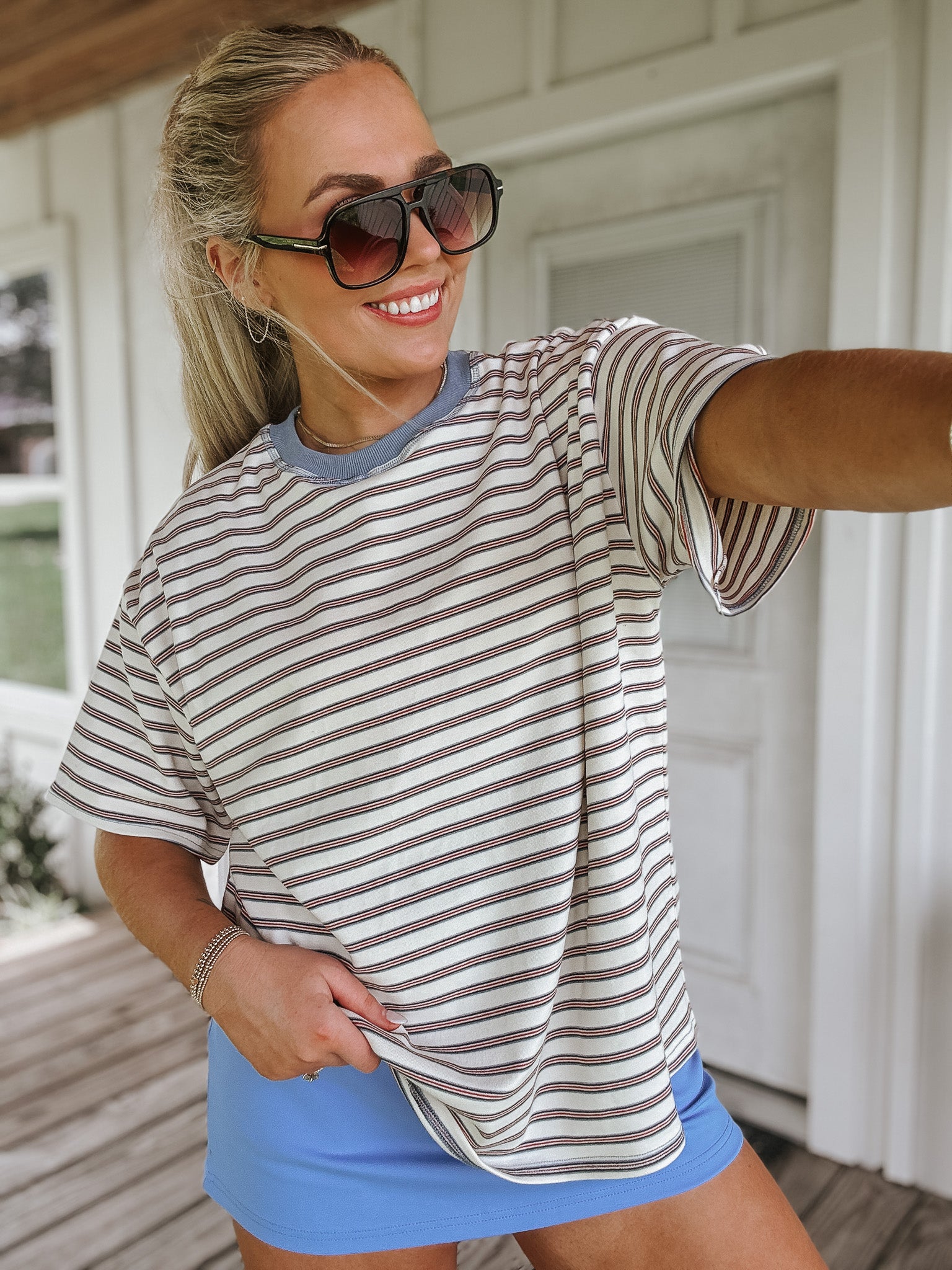 Everyday Ease Striped Tee