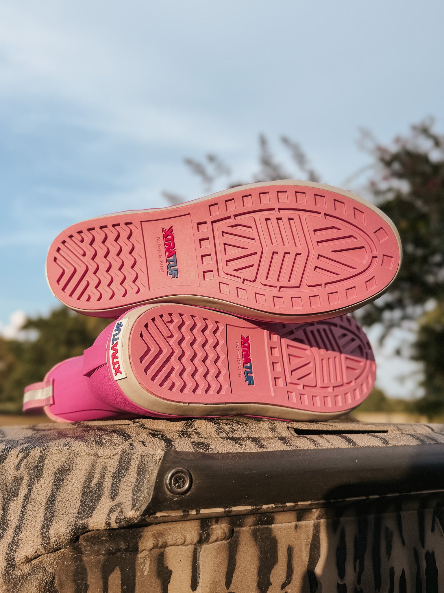 Women's Xtratuf Ankle Deck Boots in Rose Violet