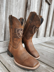 Men's Ariat Freedom Distressed Brown Sport Western Boots