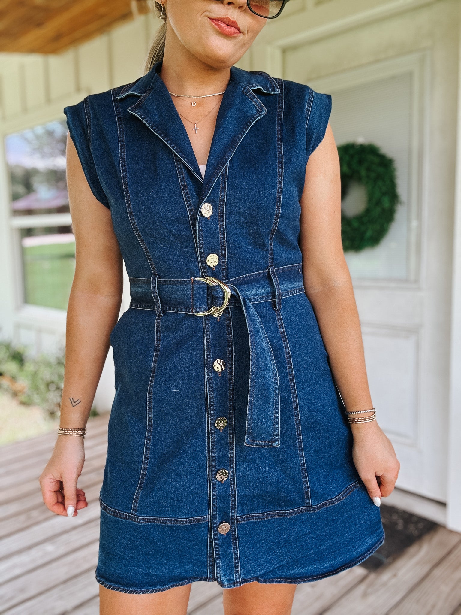 Rodeo Nights Denim Dress