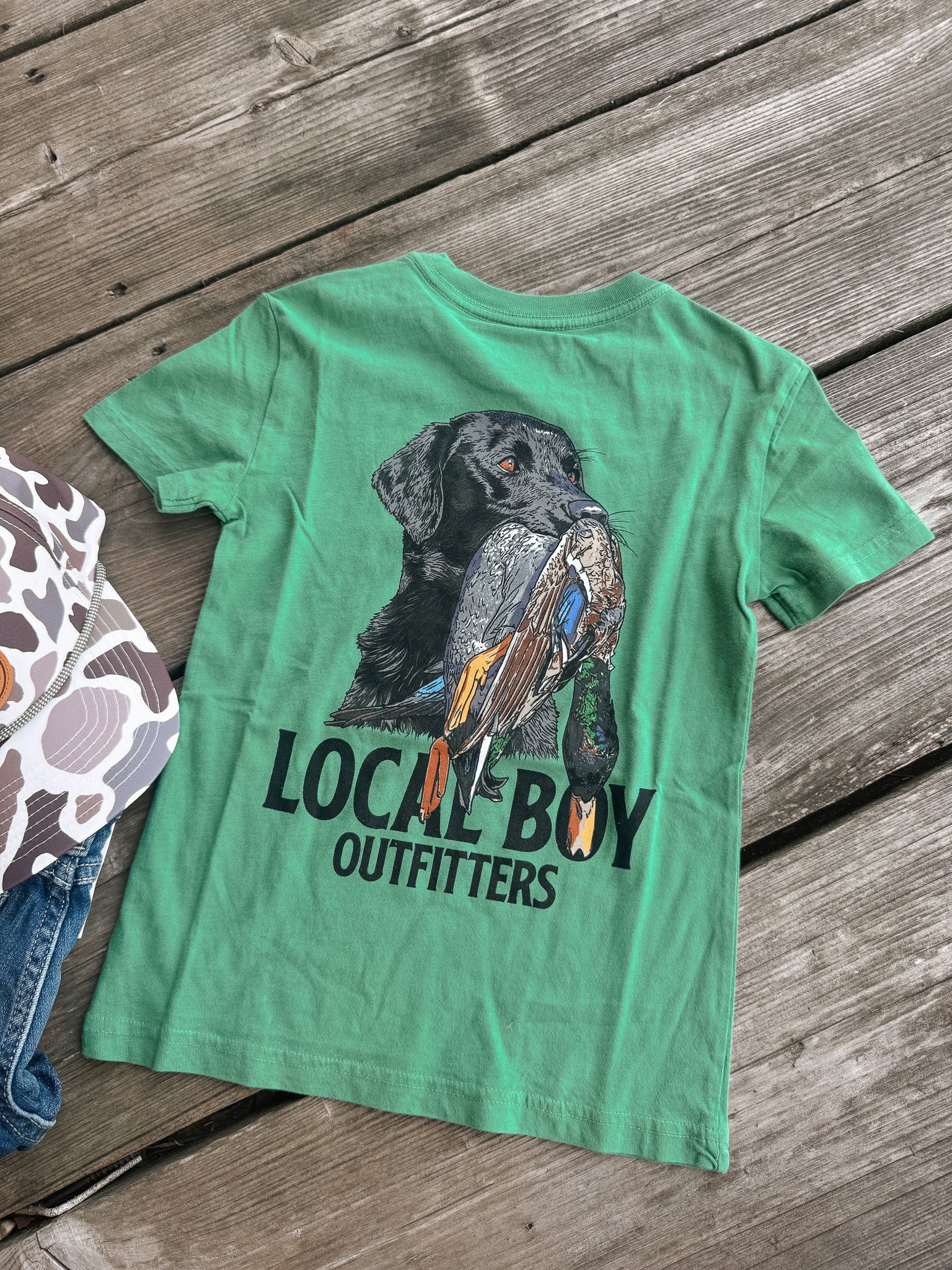 Youth Local Boy Feathered Fetch T-Shirt