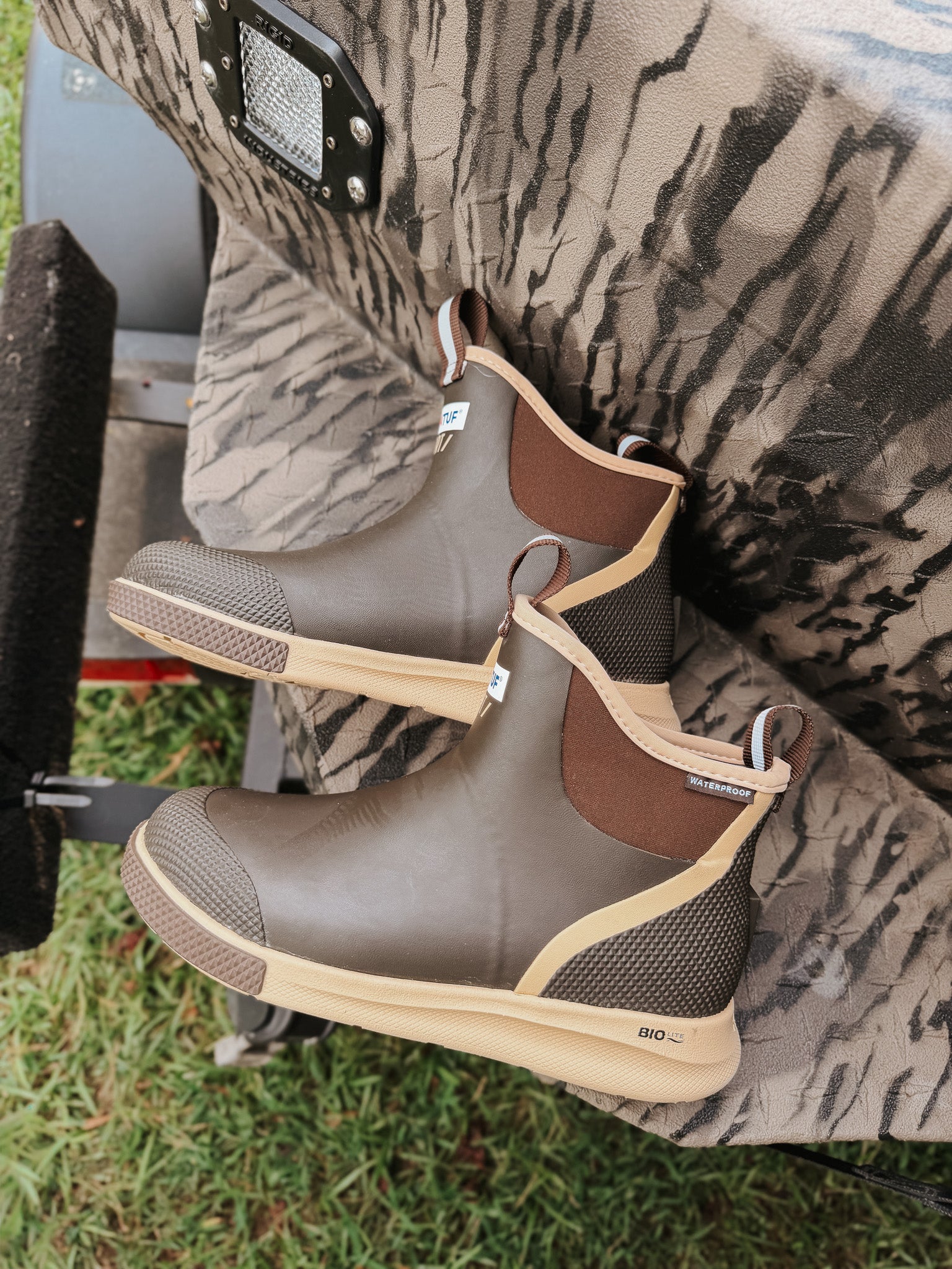 Men's Xtratuf Sport Ankle Deck Boot in Brown