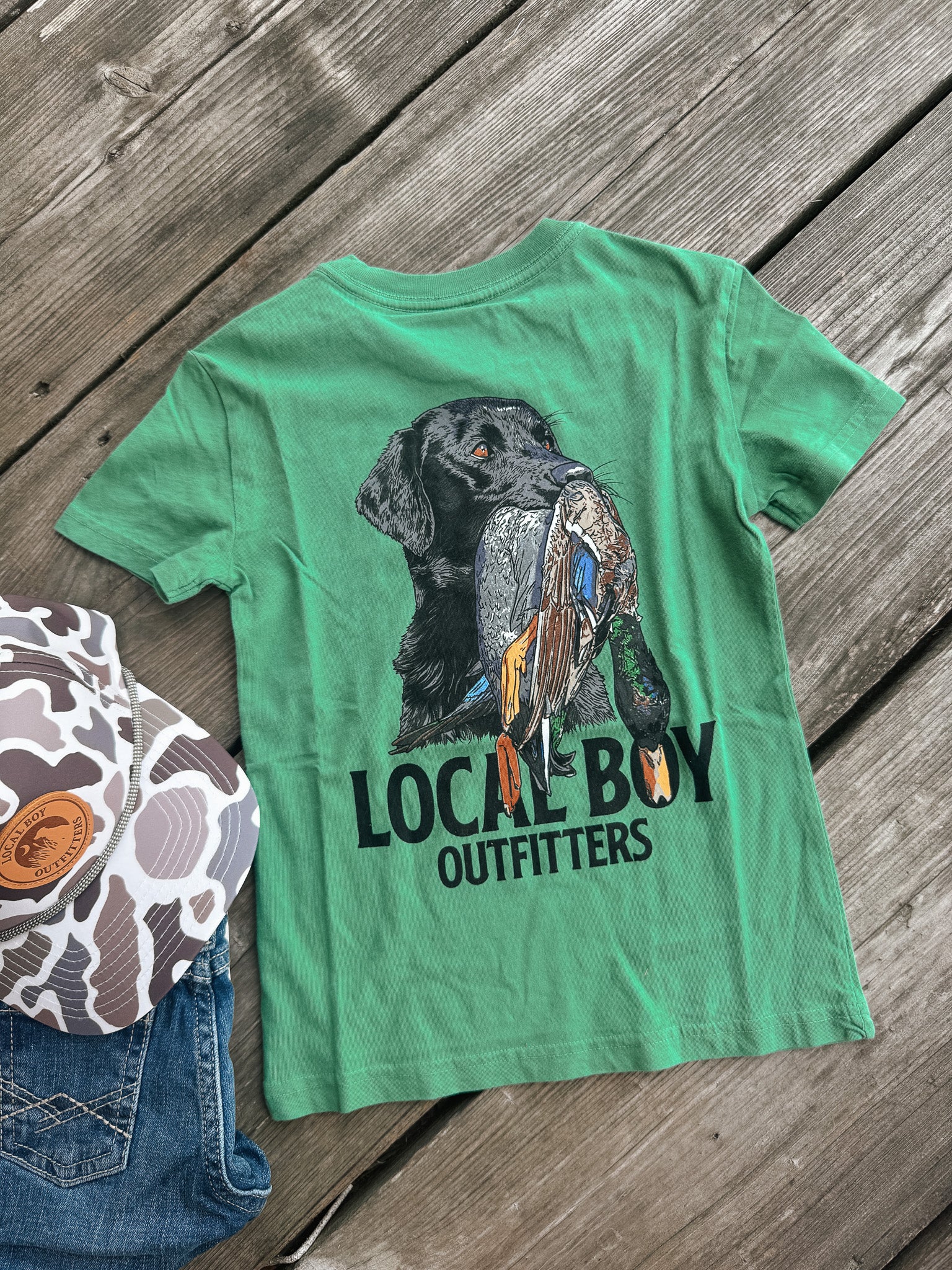Youth Local Boy Feathered Fetch T-Shirt