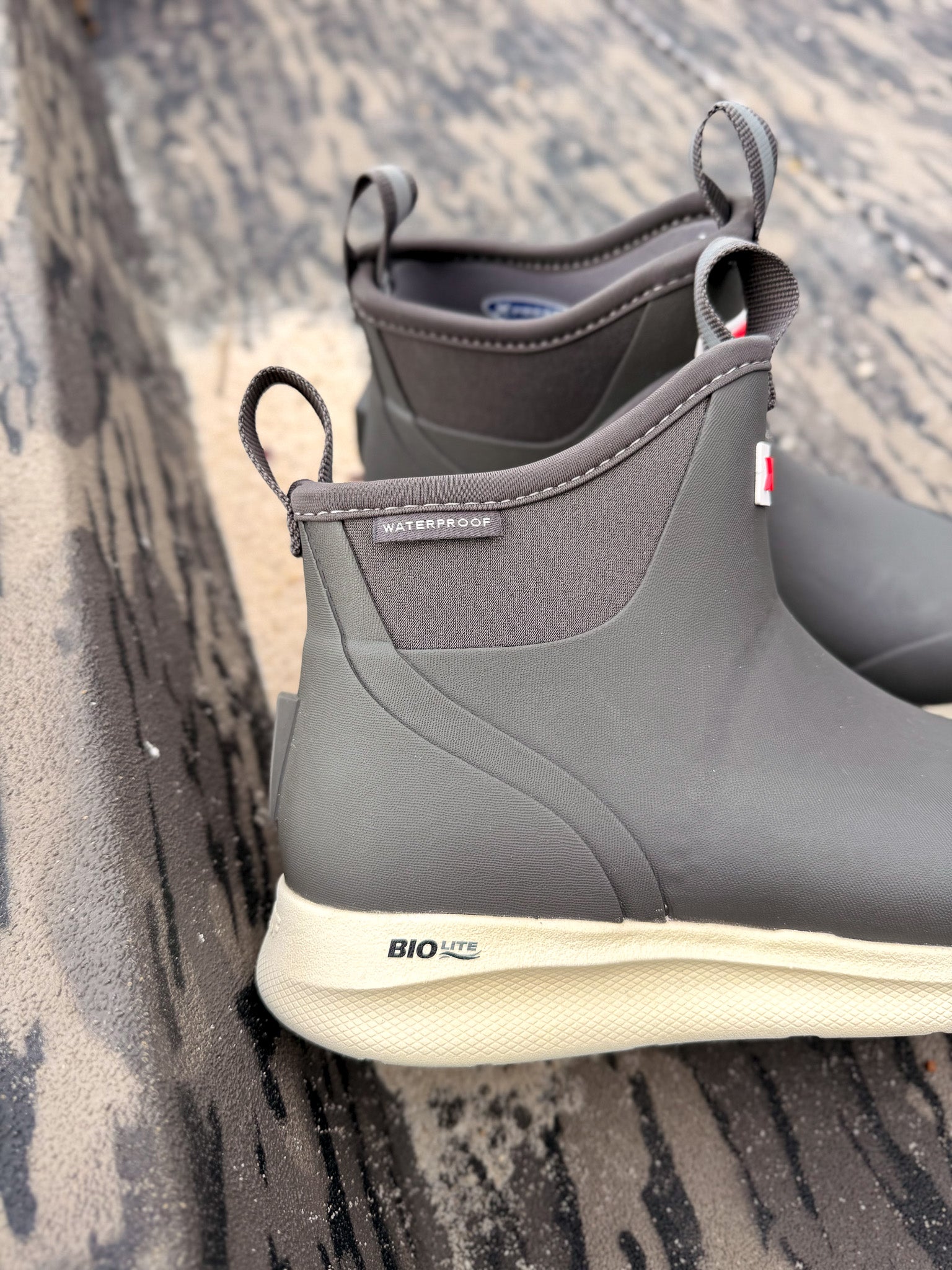 Women's Xtratuf Sport Ankle Deck Boot in Dark Gull Grey