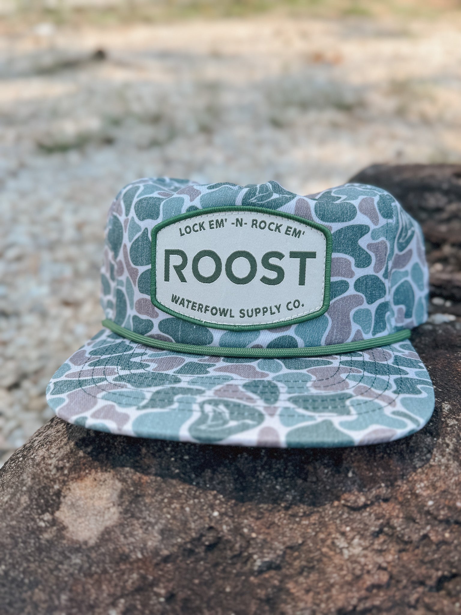 Roost Old School Camo Patch Cap